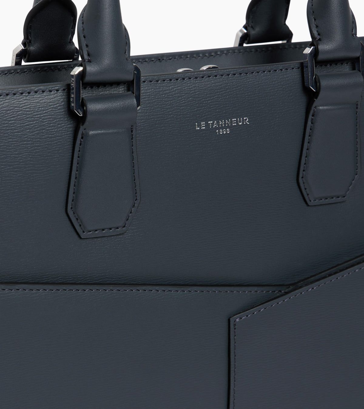 Anatole Slim 15" document case in bonded and smooth leather