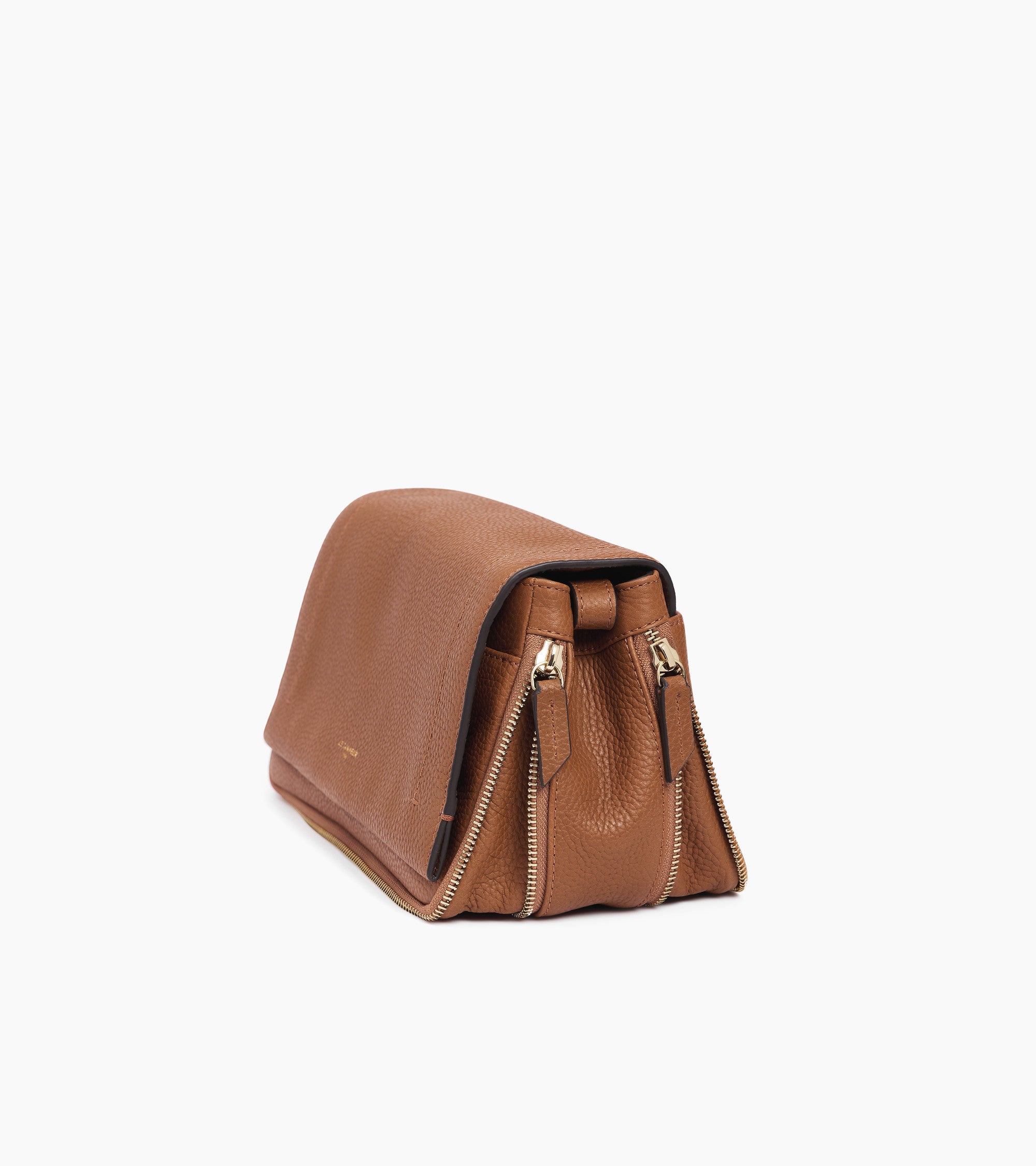 Aurore small shoulder bag in grained leather