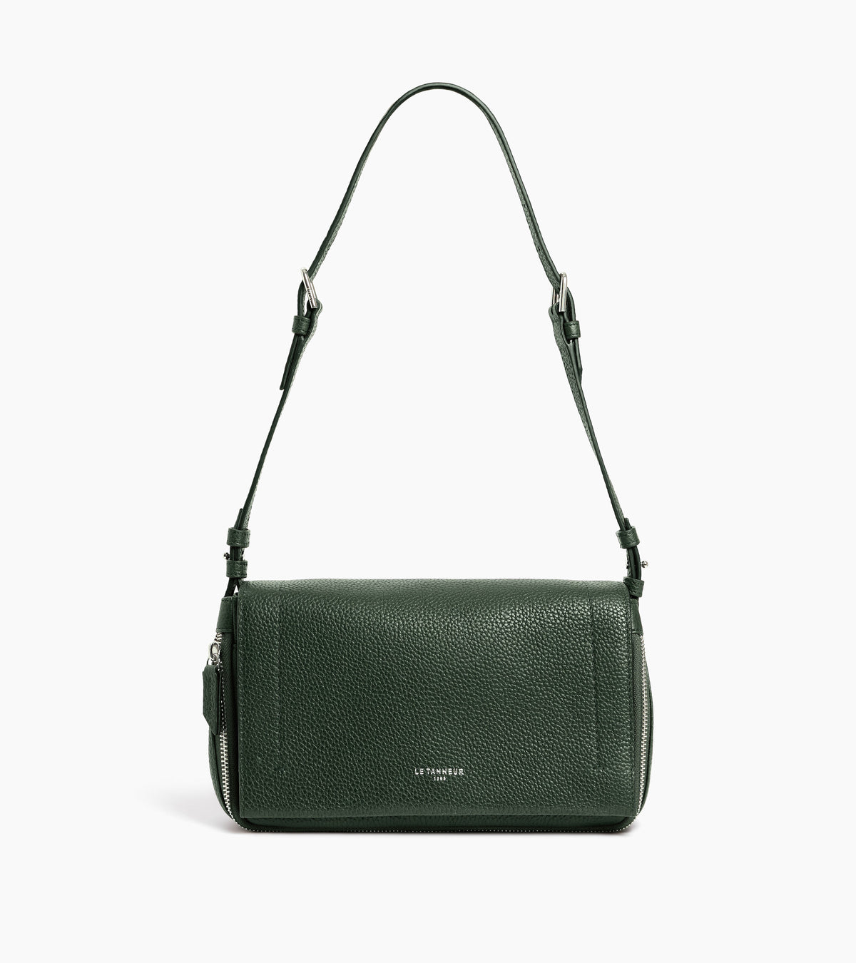 Aurore small shoulder bag in grained leather