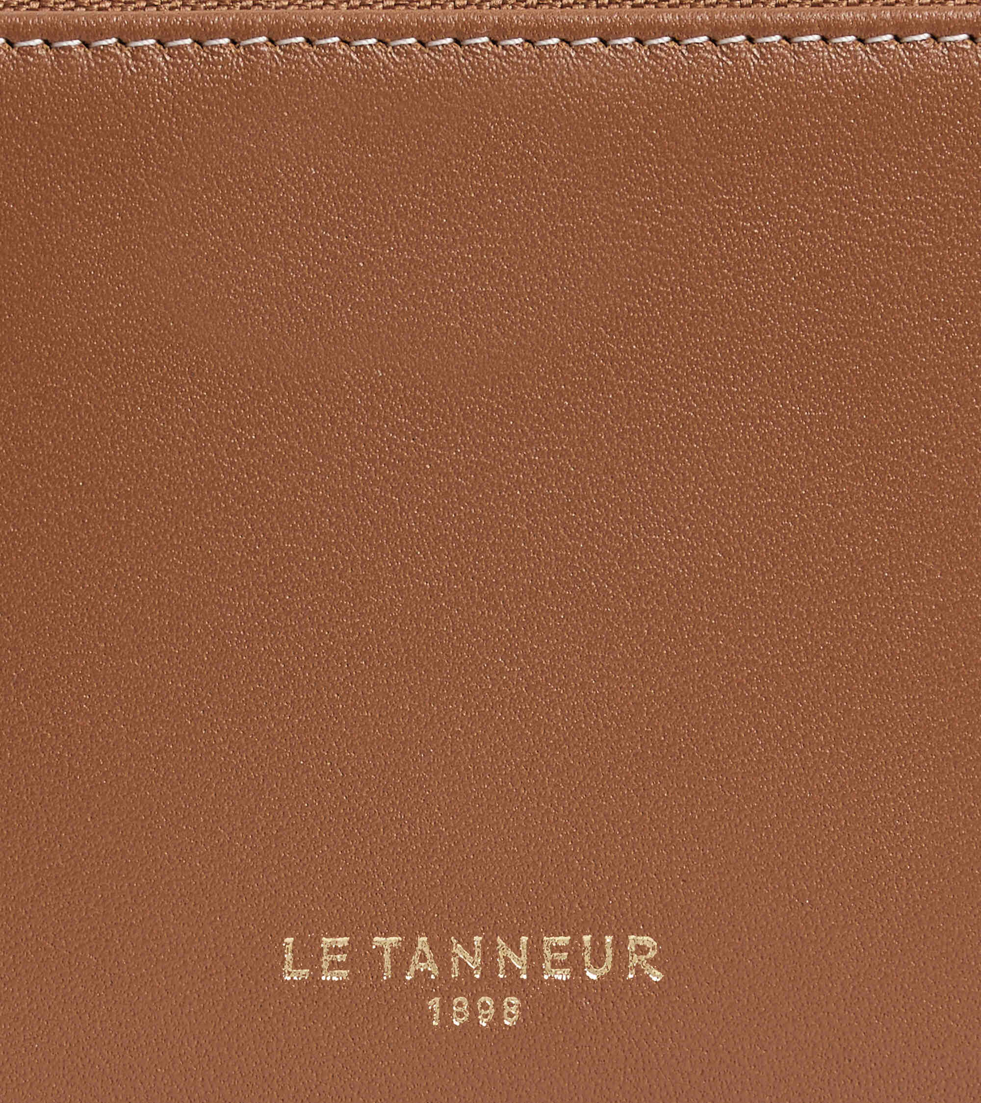 Albertine zipped coin purse with removable card holder in smooth leather