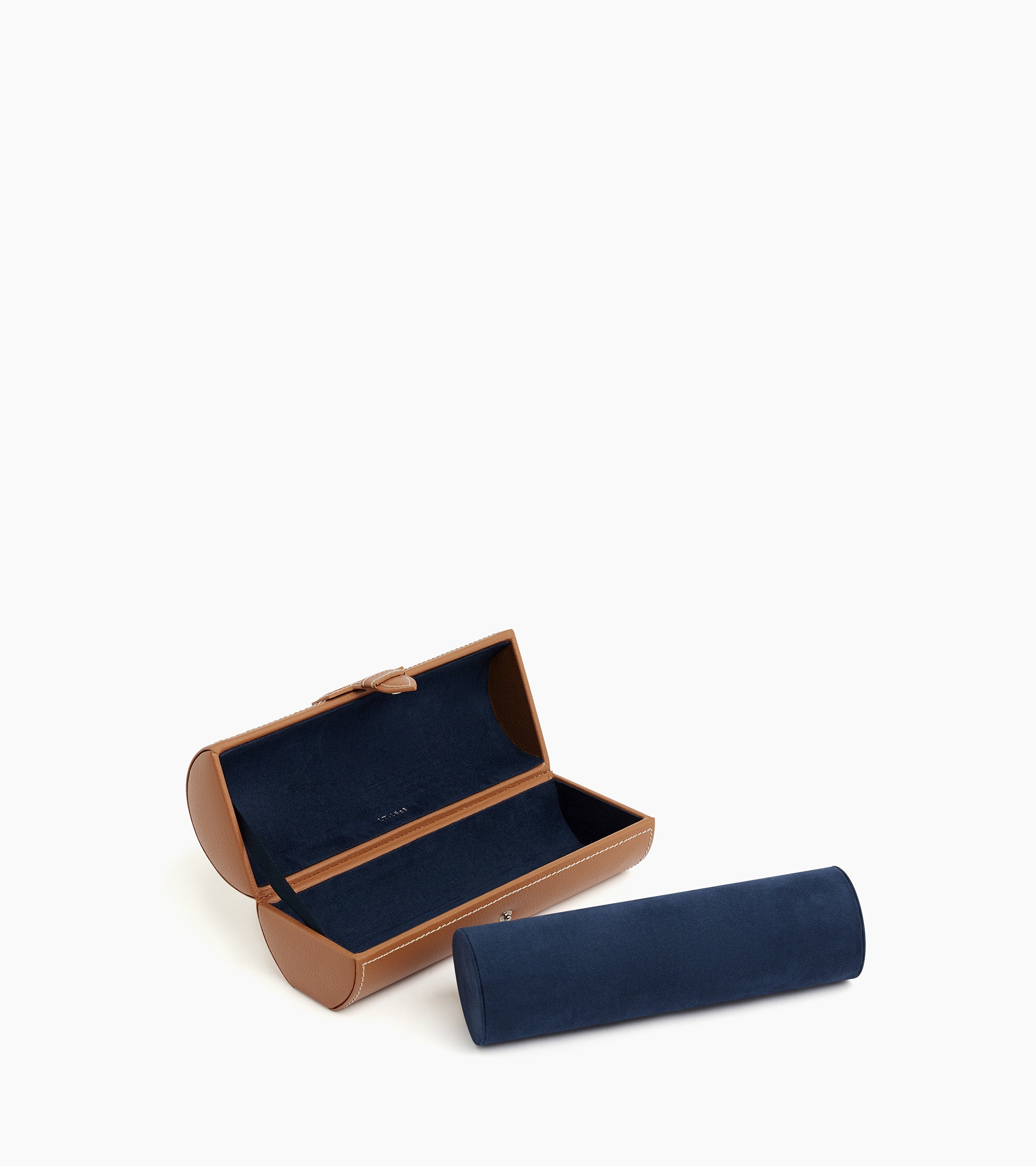 Leather box for 3 watches