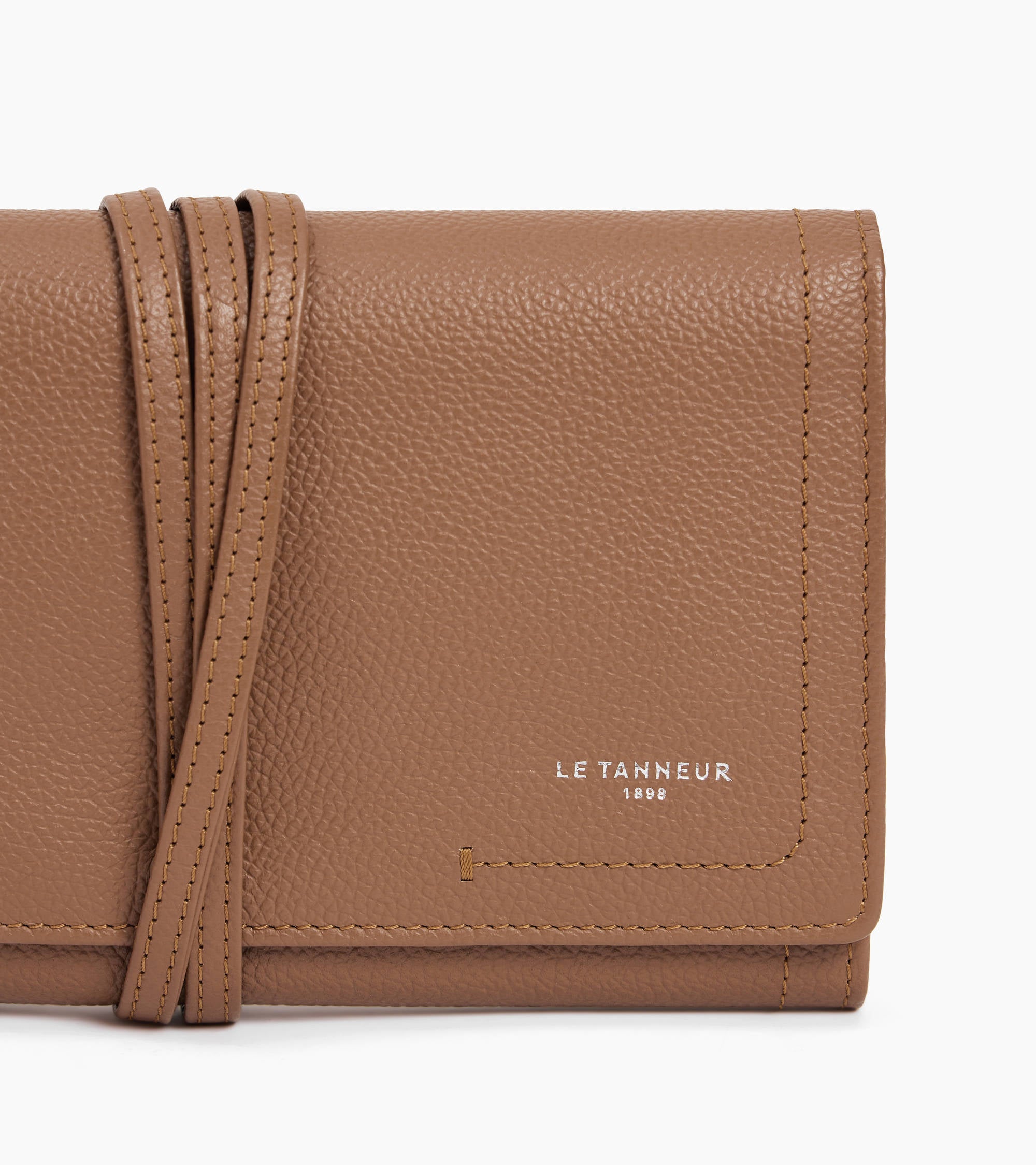 Leather travel jewellery box