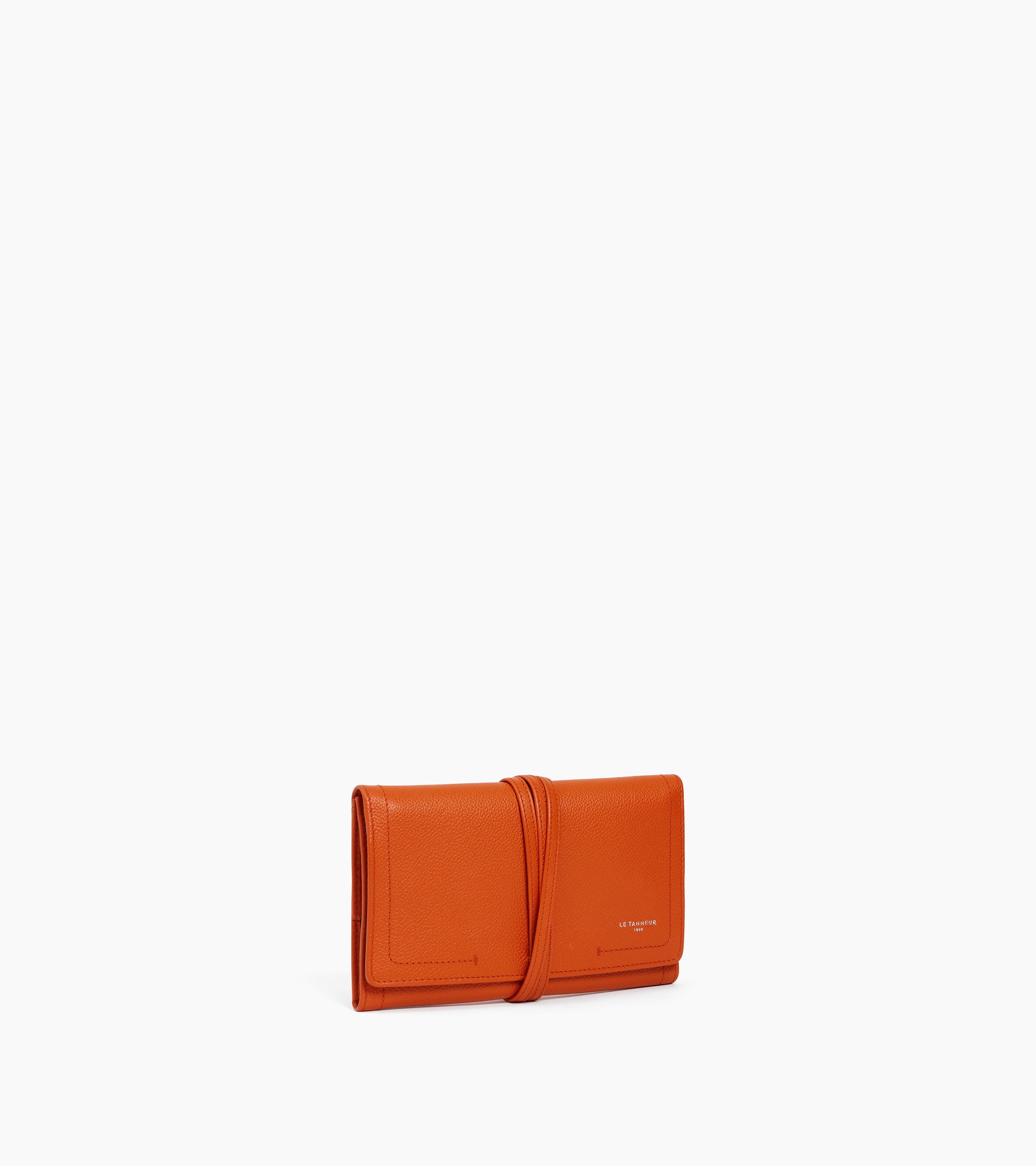 Travel jewelry box in leather