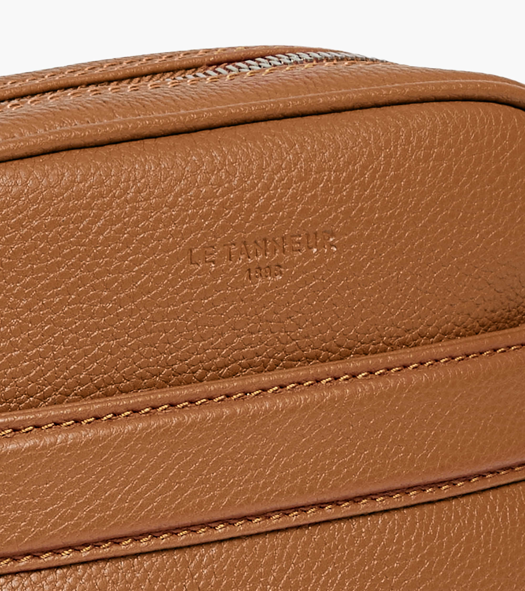 Charles small crossbody bag in grained leather