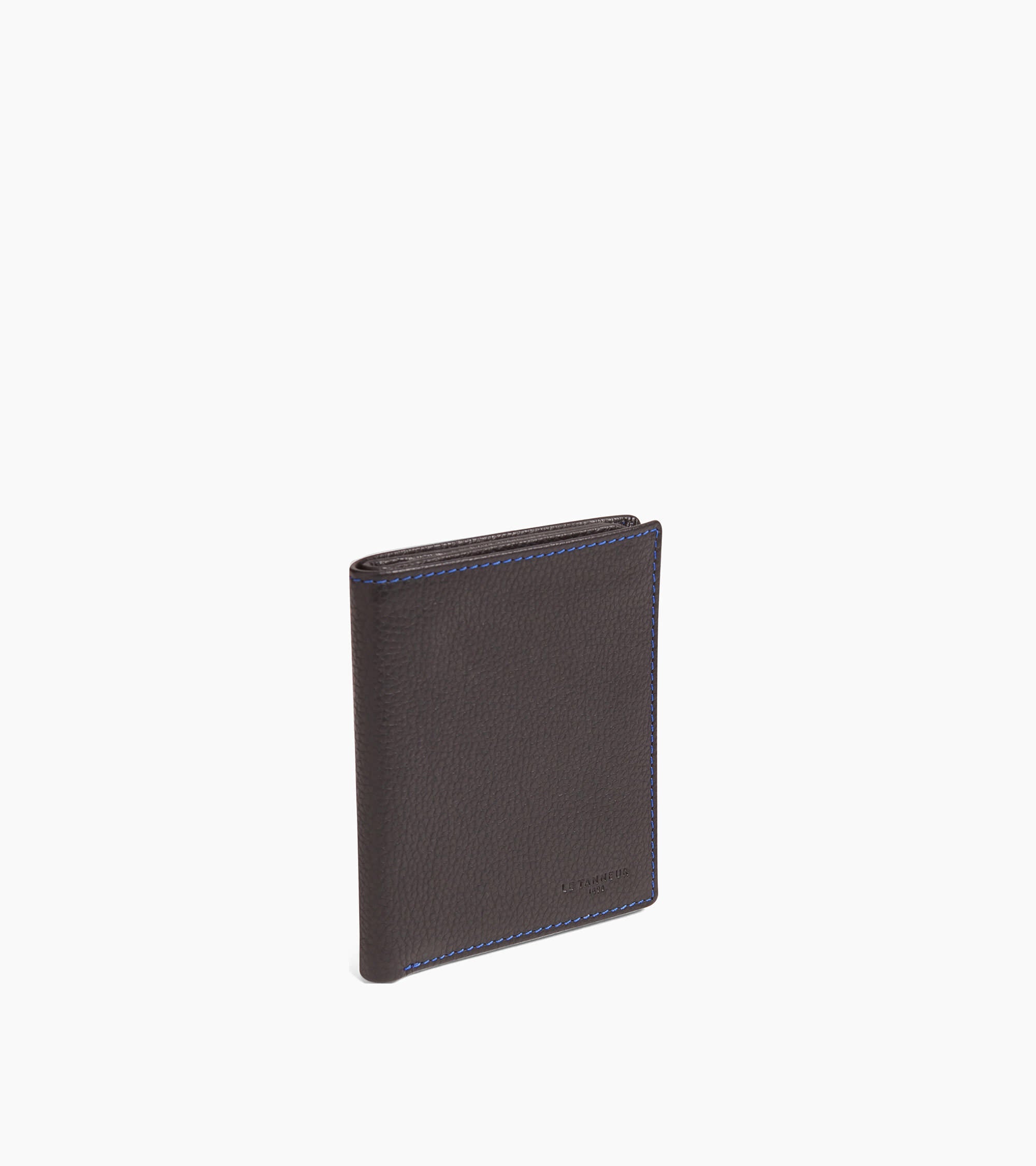 Charles medium-sized card holder in grained leather