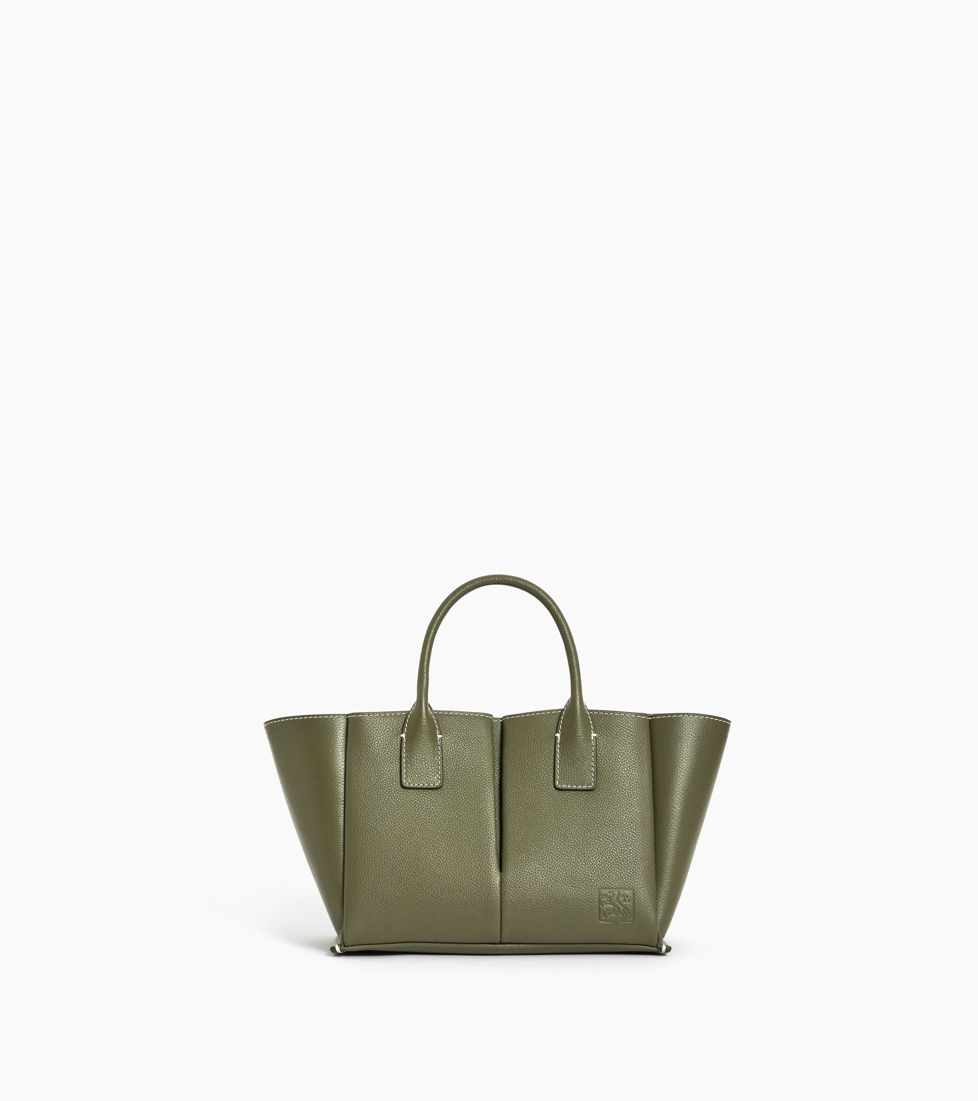 Elena small handbag in grained leather