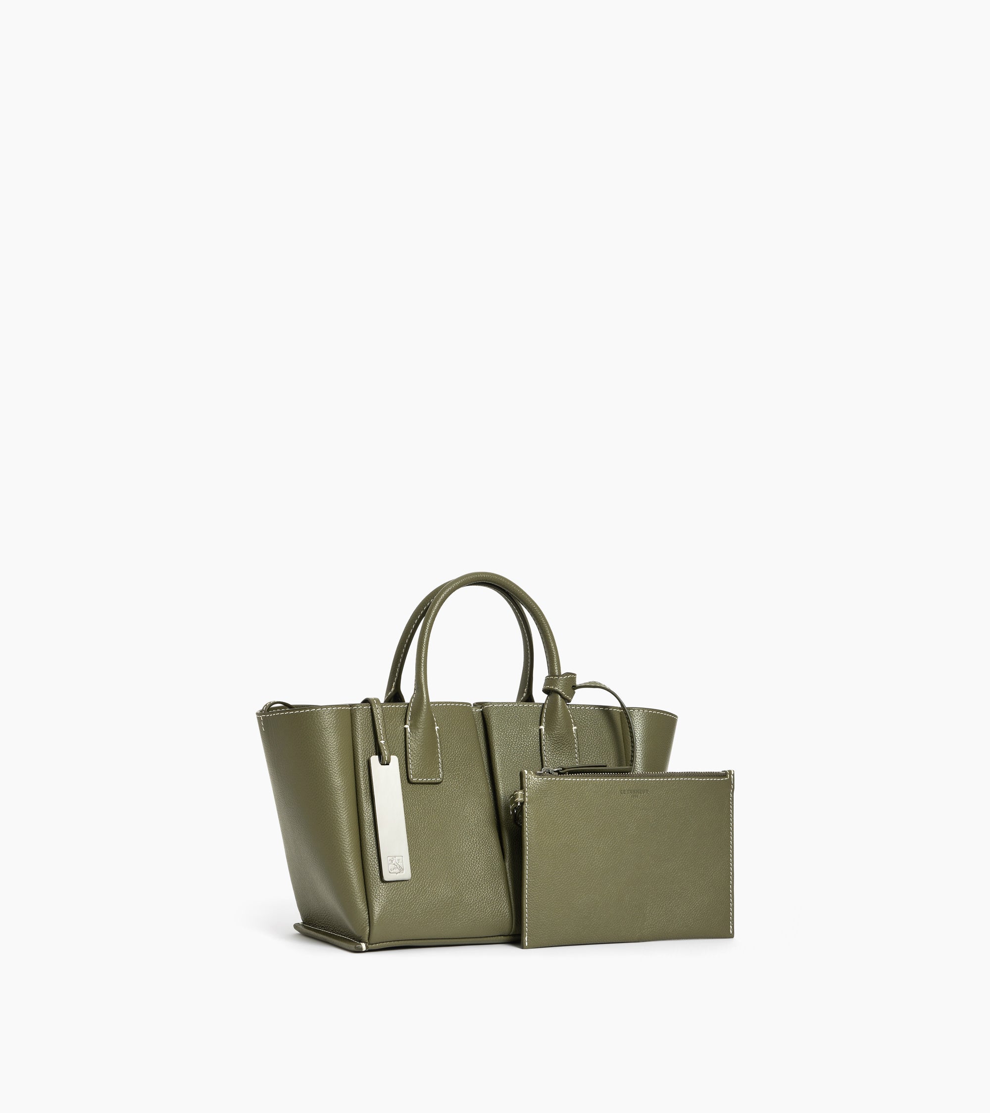 Elena small handbag in grained leather