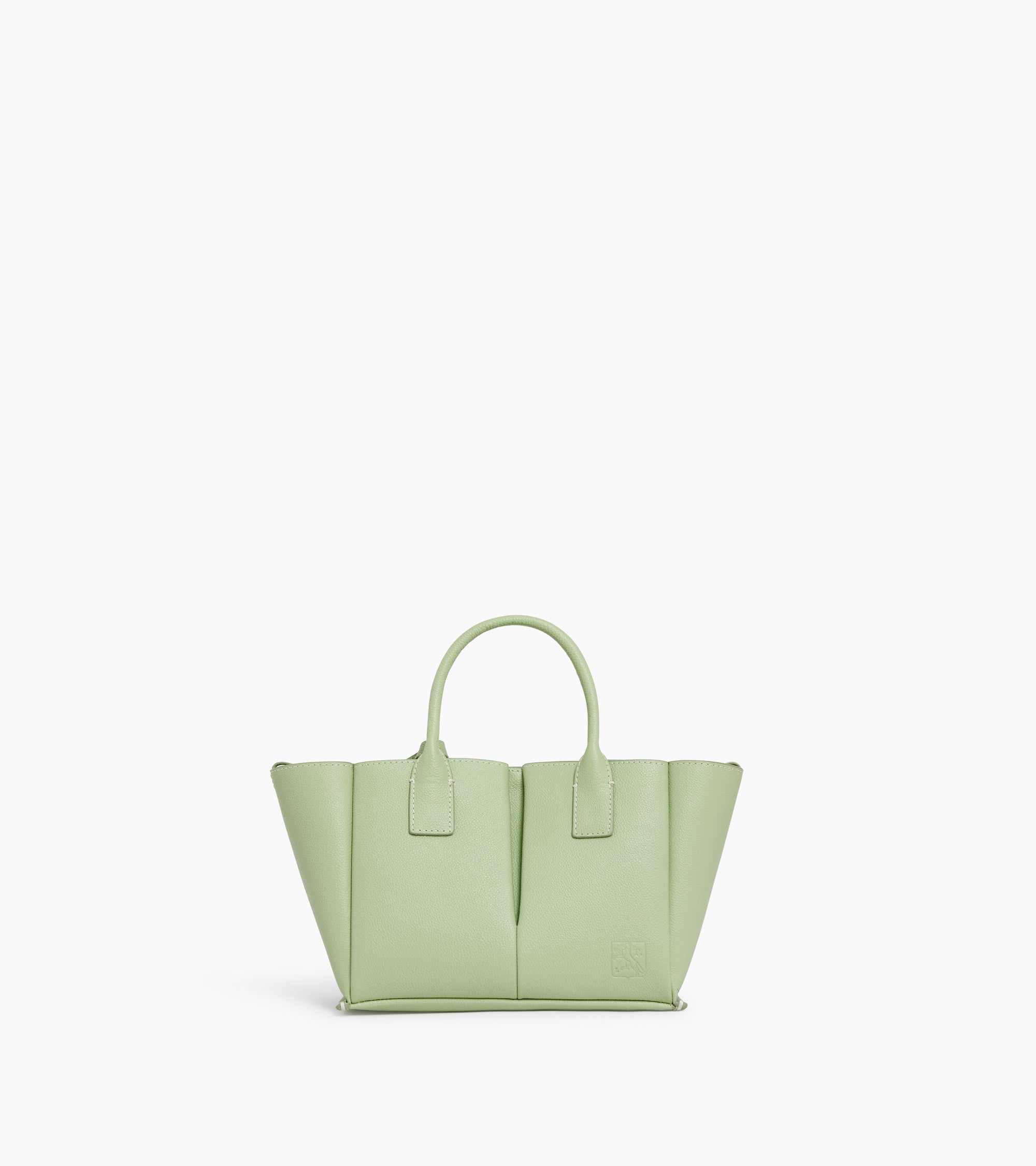 Elena small handbag in grained leather