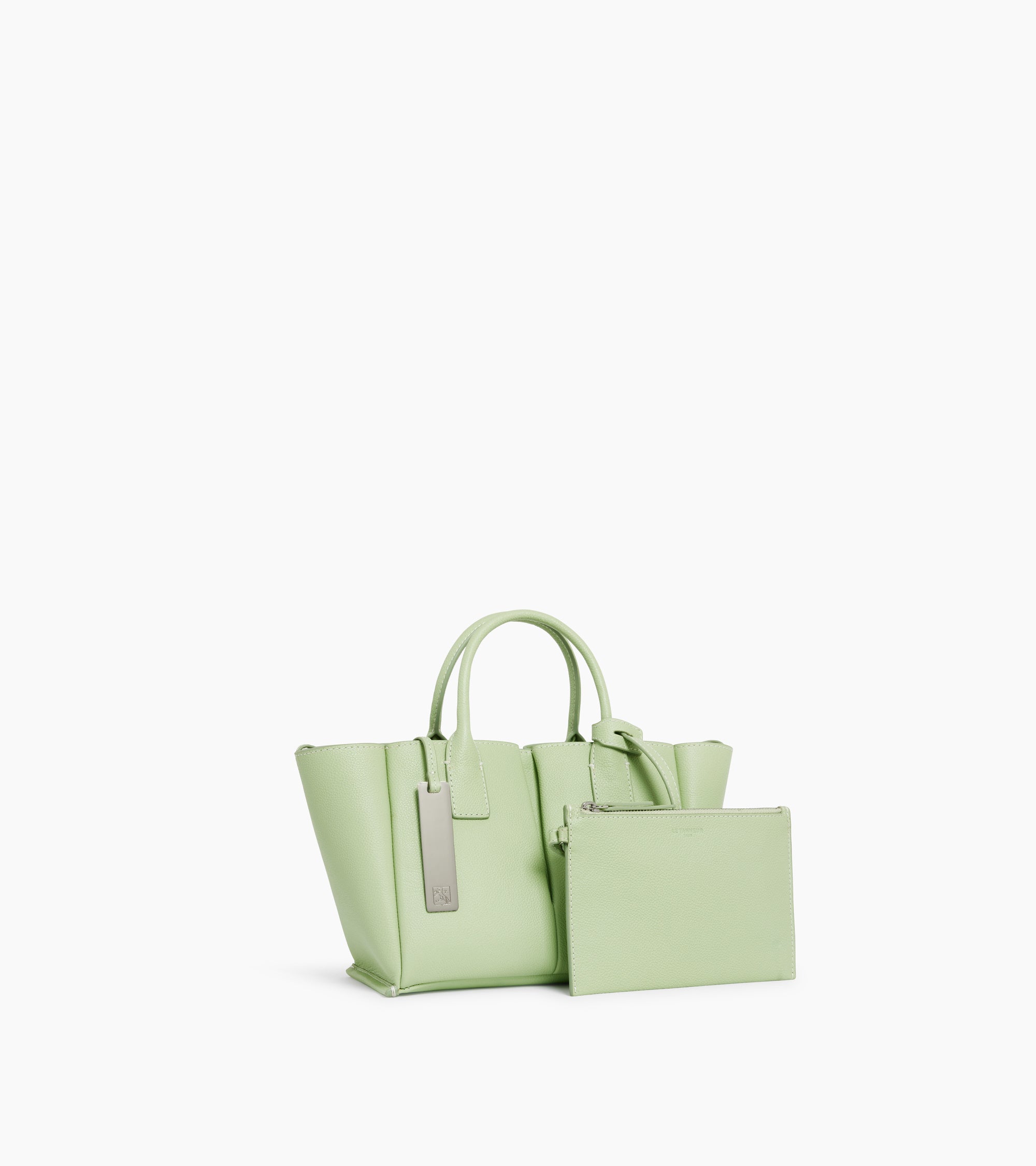 Elena small handbag in grained leather