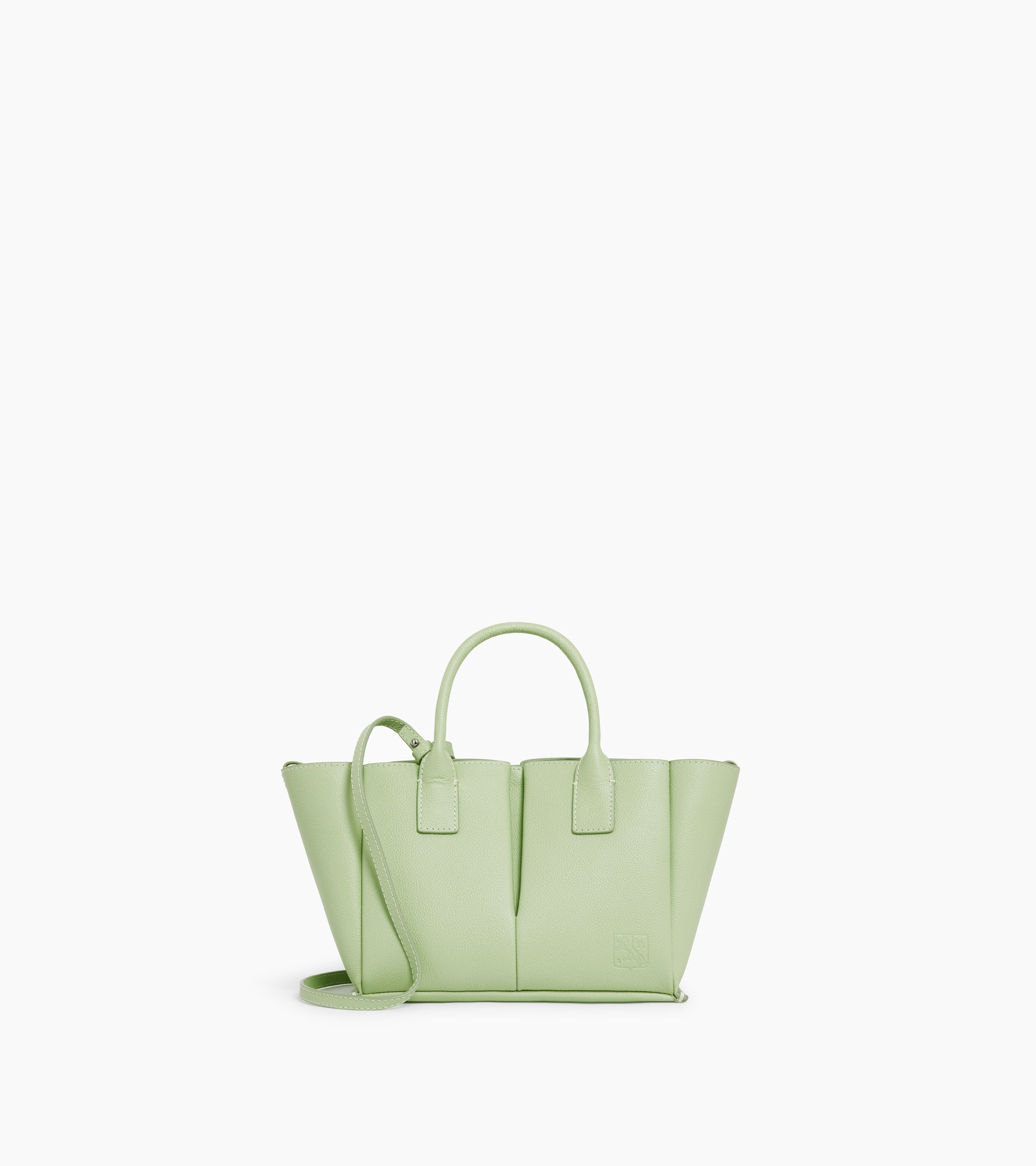 Elena small handbag in grained leather