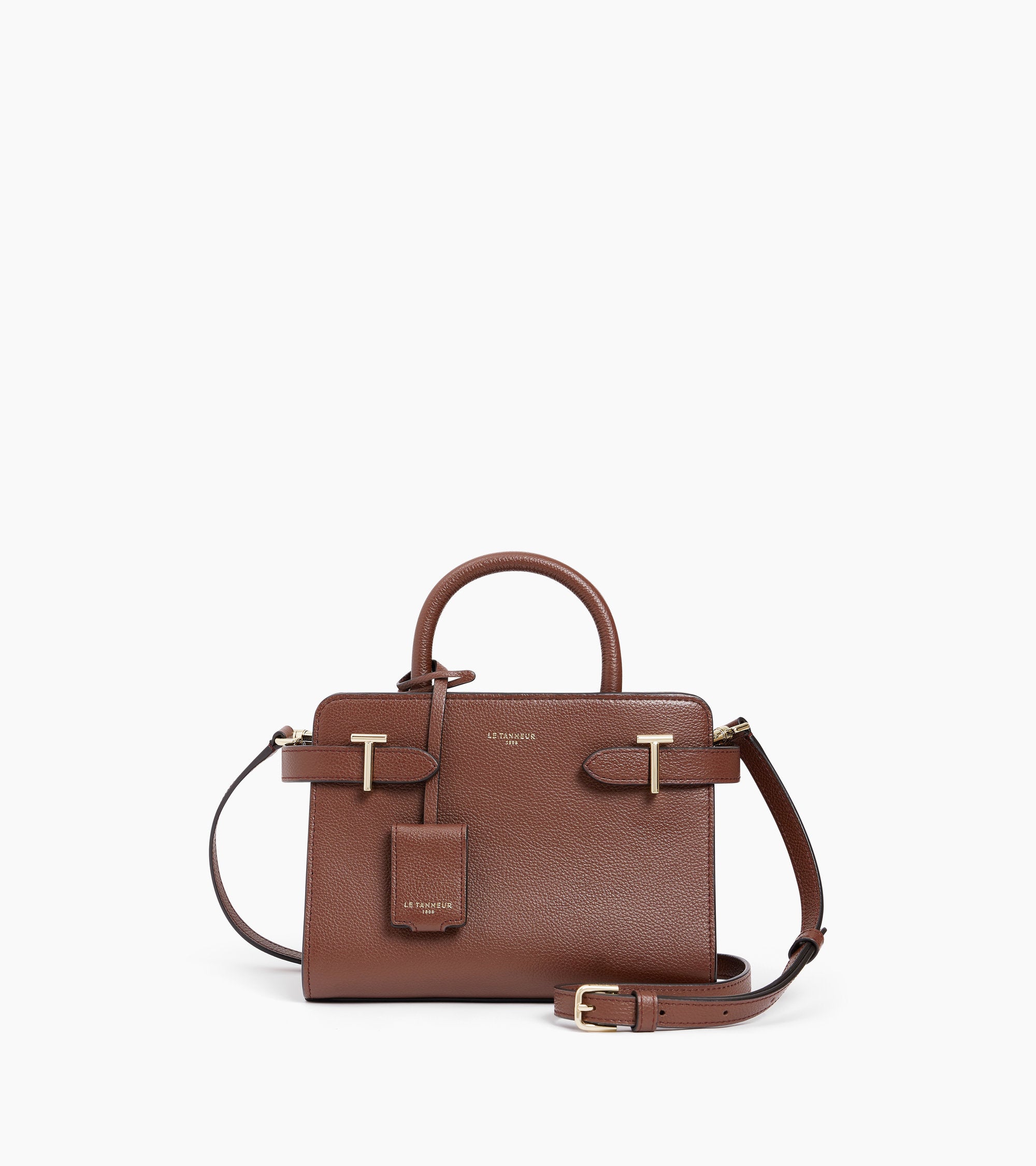 Emilie small handbag in grained leather