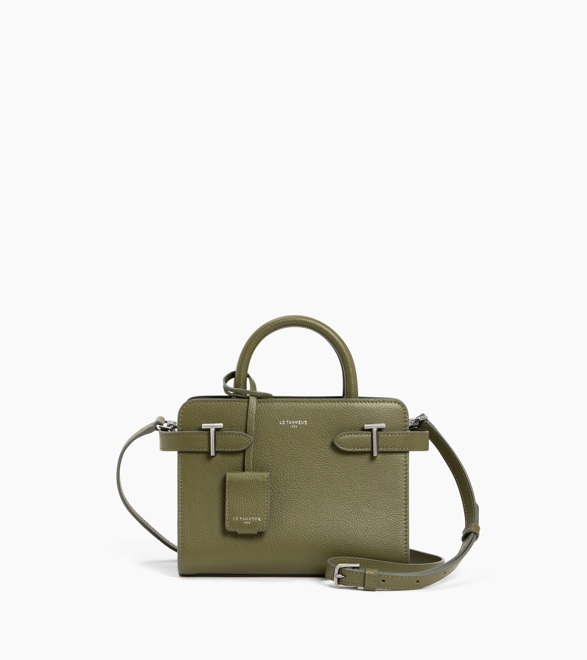 Emilie small handbag in grained leather