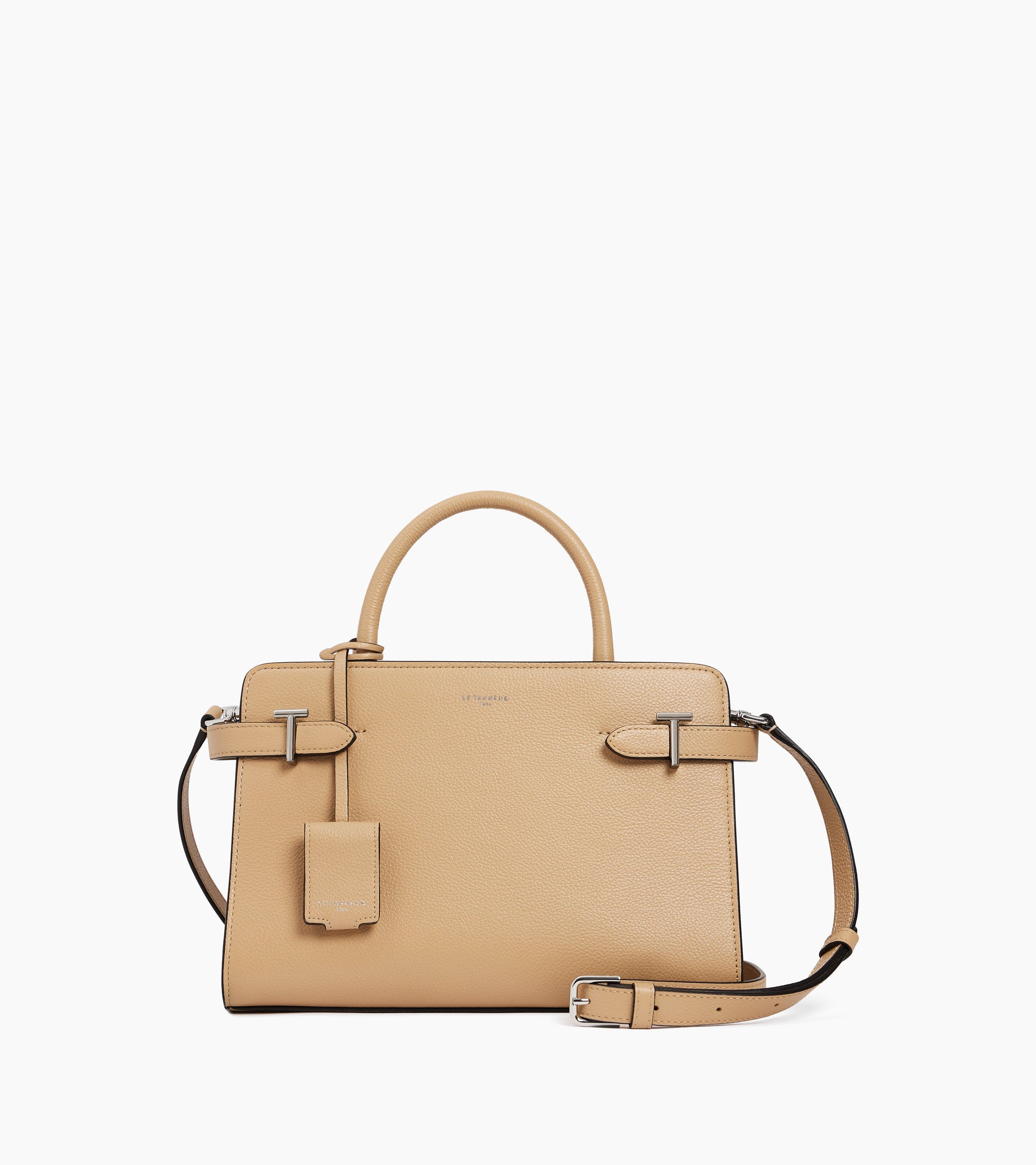 Emilie medium-sized handbag in grained leather