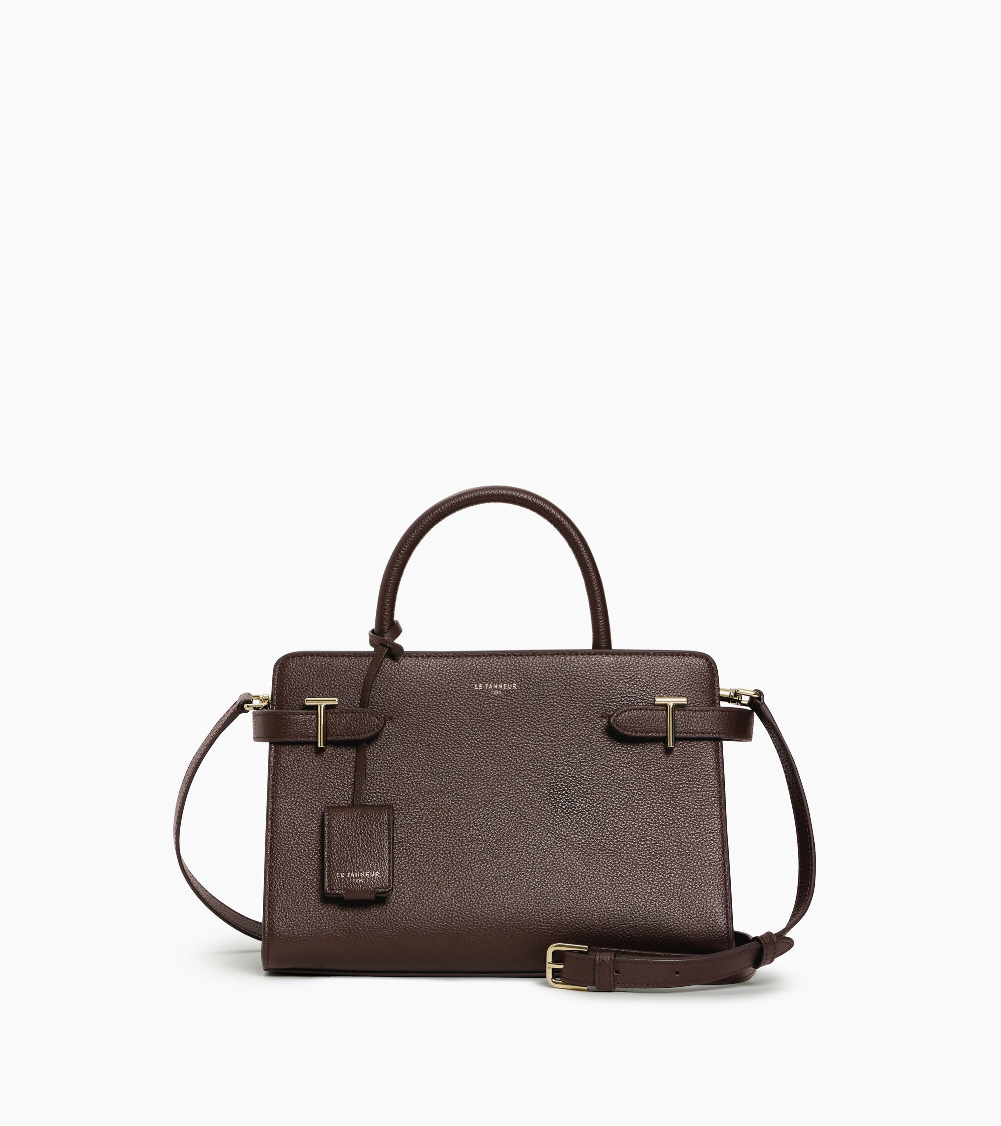 Emilie medium-sized handbag in grained leather