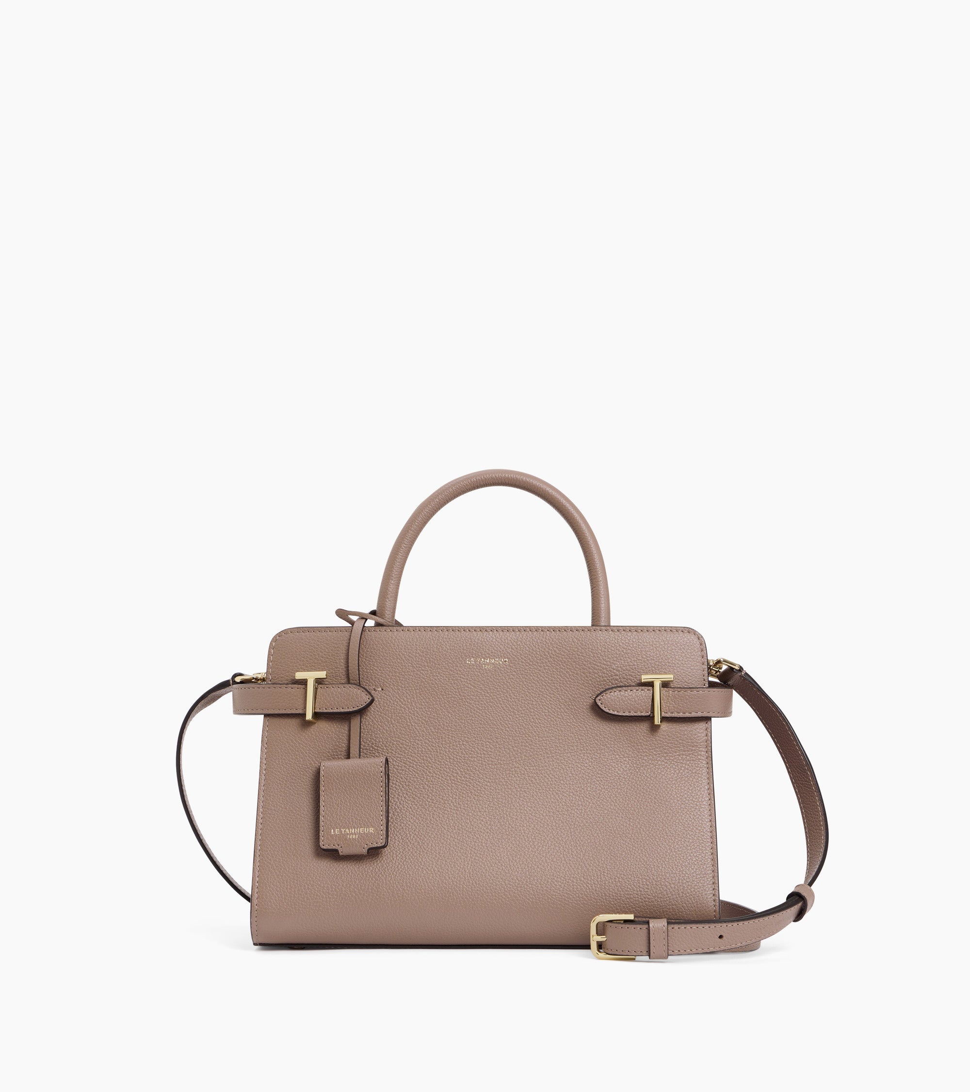 Emilie medium-sized handbag in grained leather