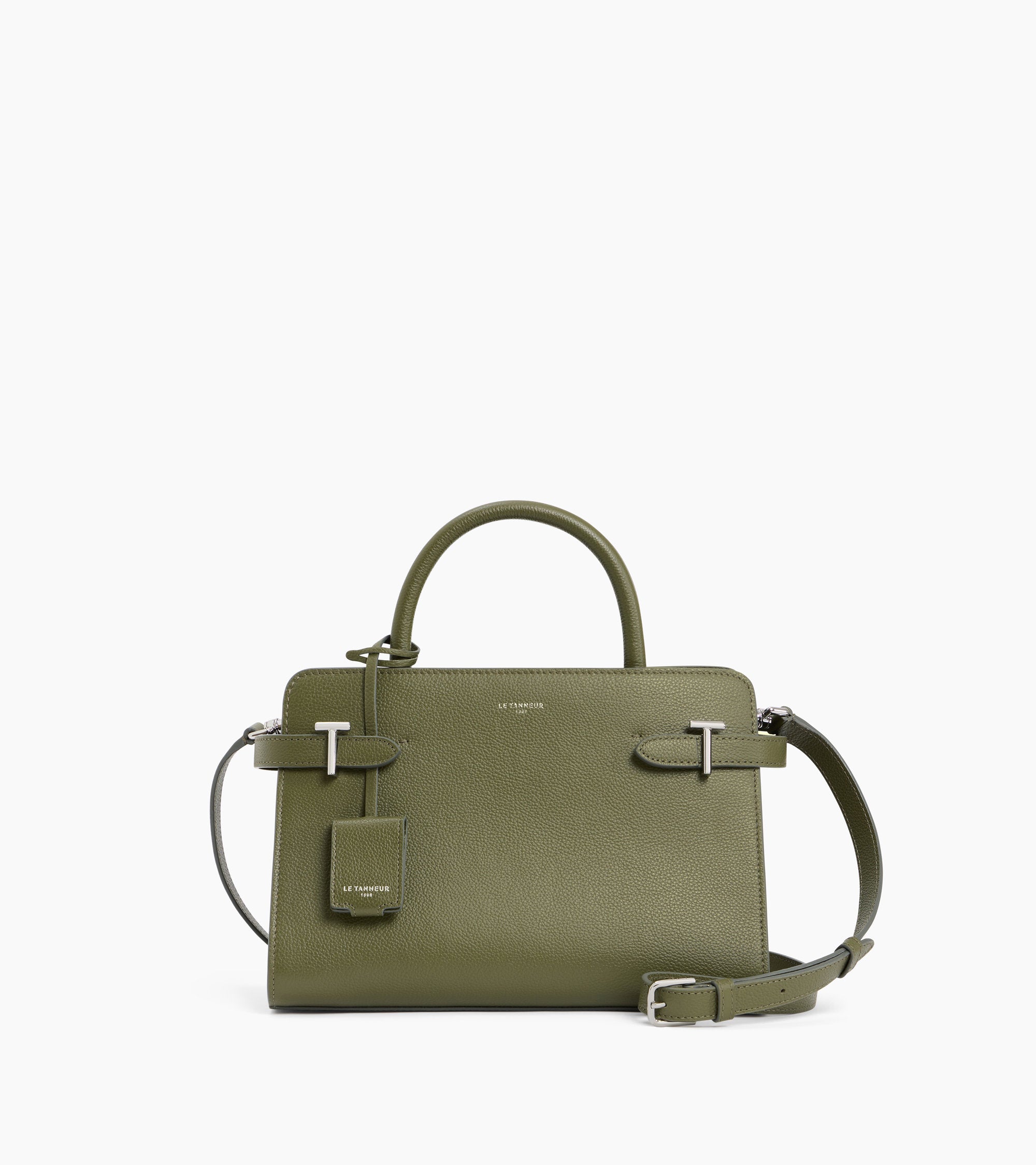 Emilie medium-sized handbag in grained leather