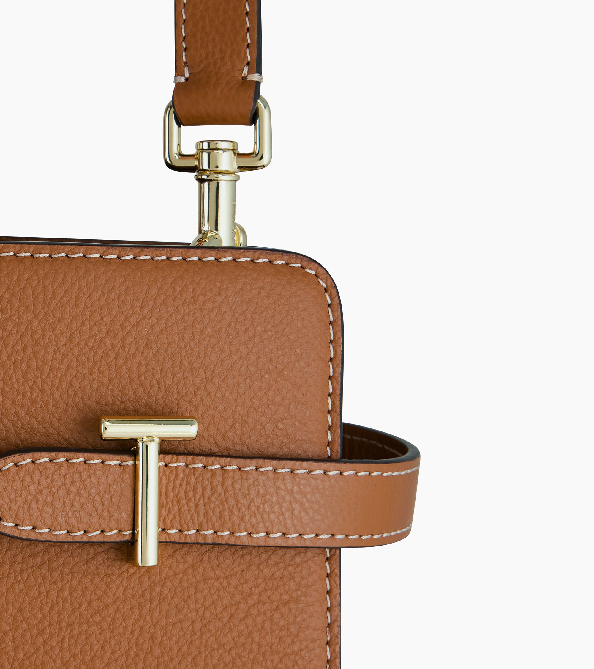 Emilie large handbag in grained leather