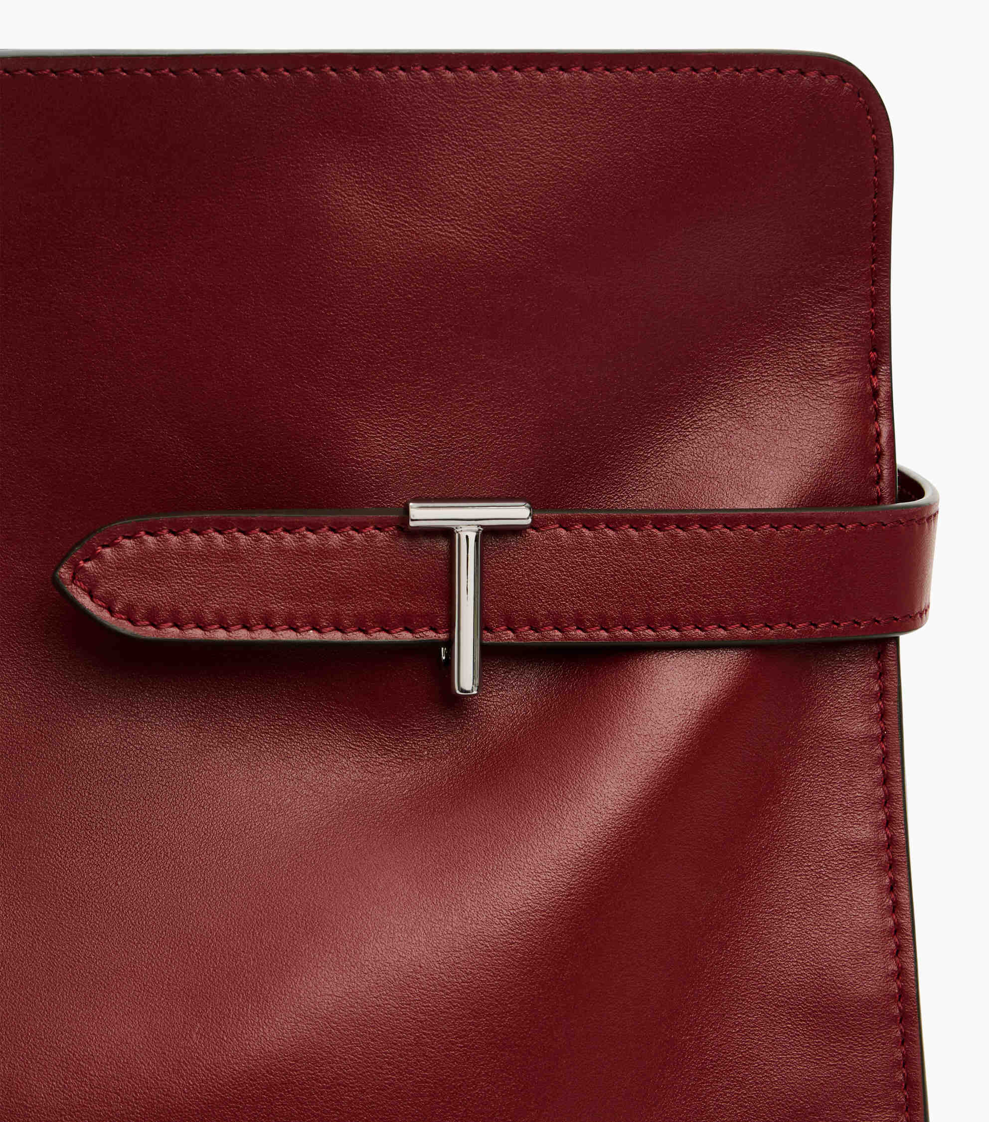 Emie maxi shoulderbag in smooth leather and nubuck