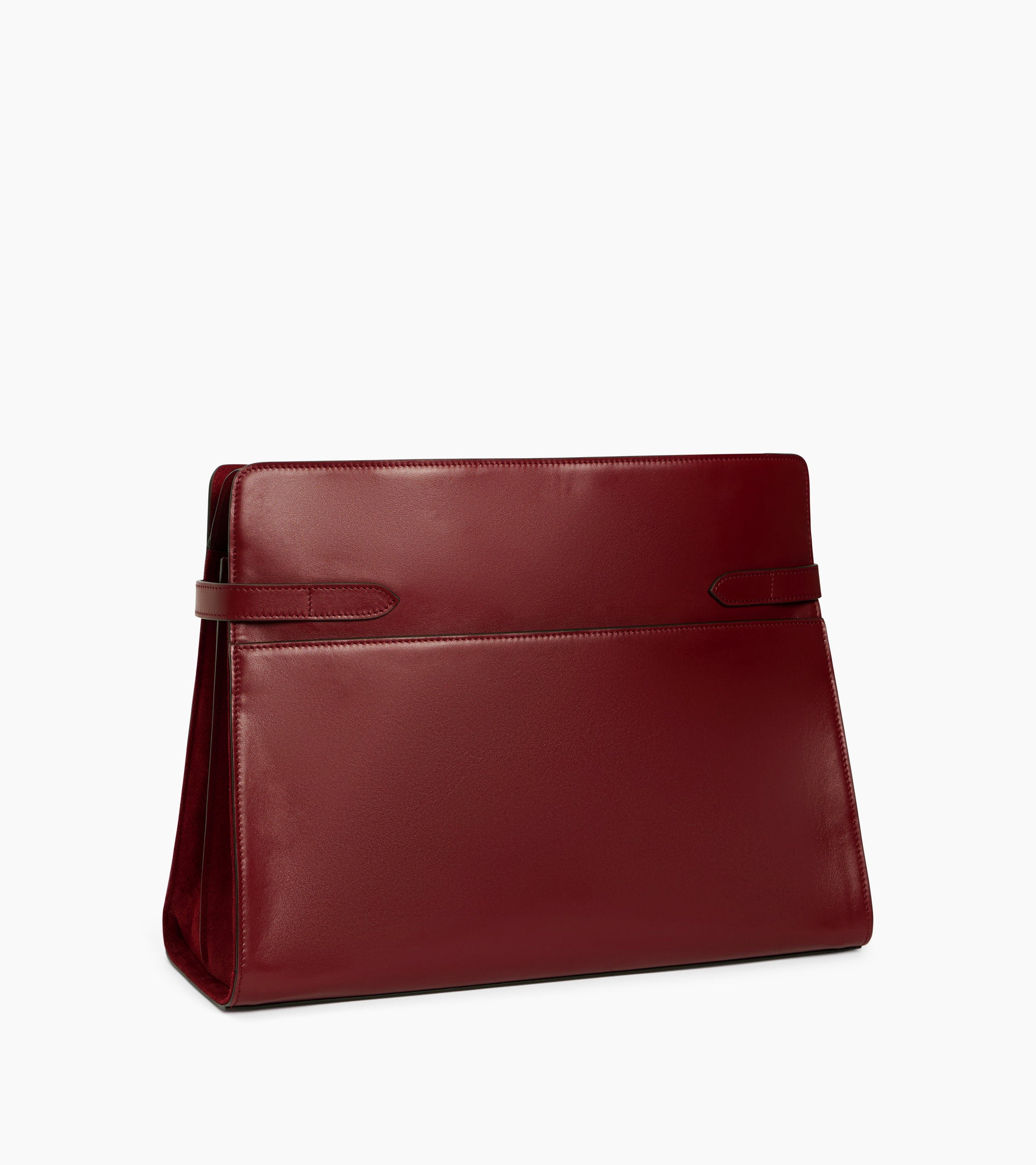 Emie maxi shoulderbag in smooth leather and nubuck