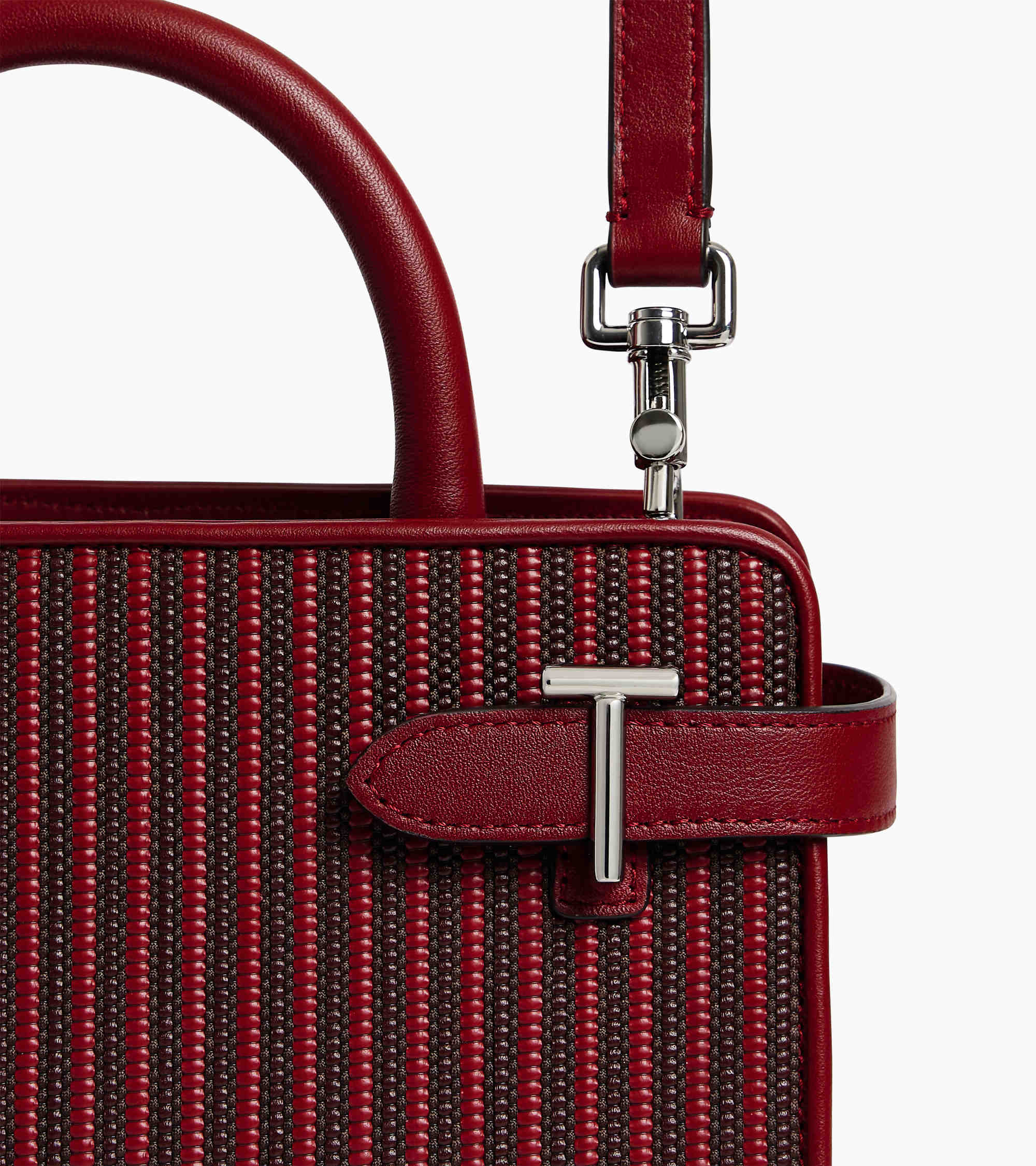 Emilie small handbag in braided leather