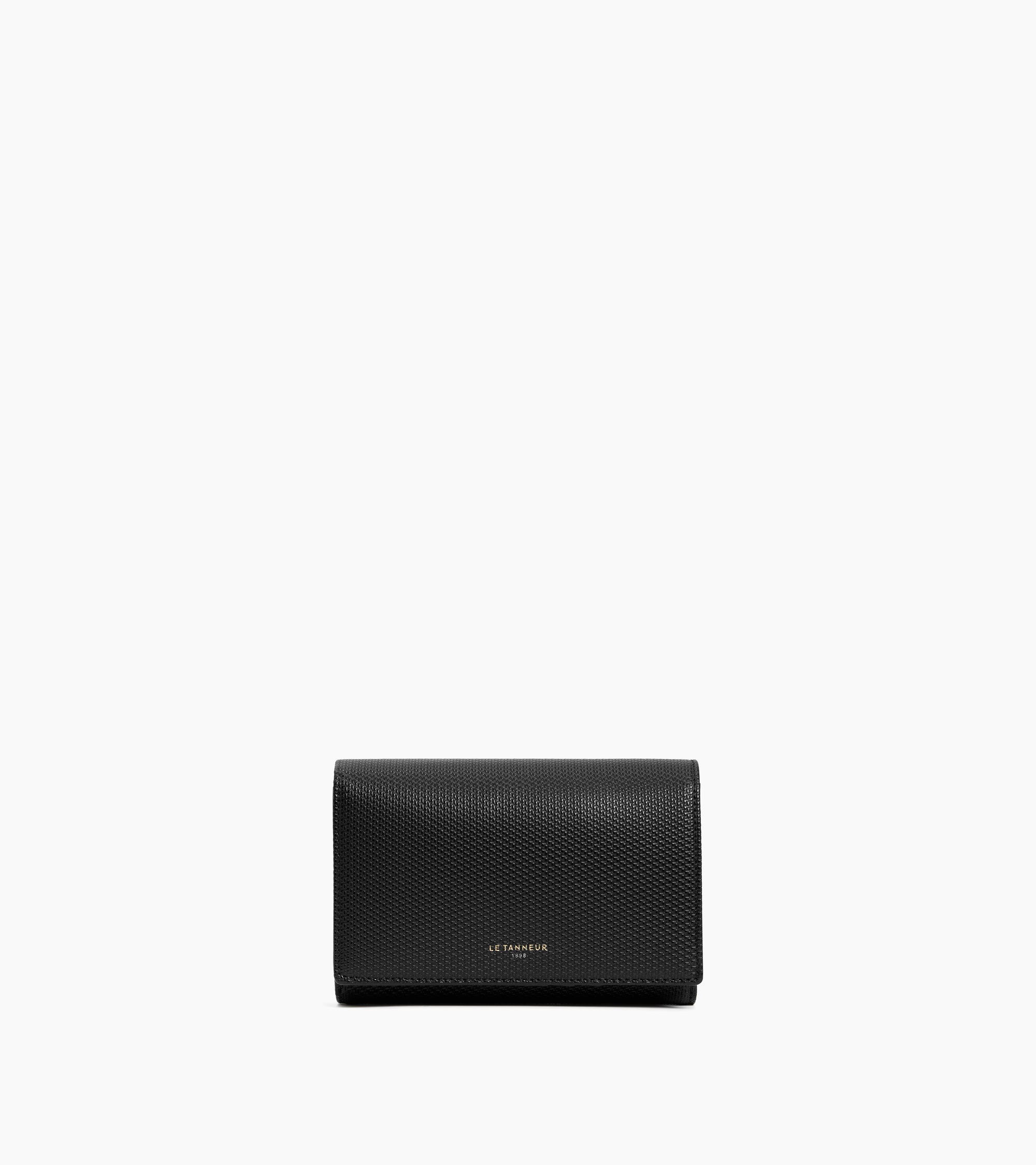 Emilie T signature leather wallet