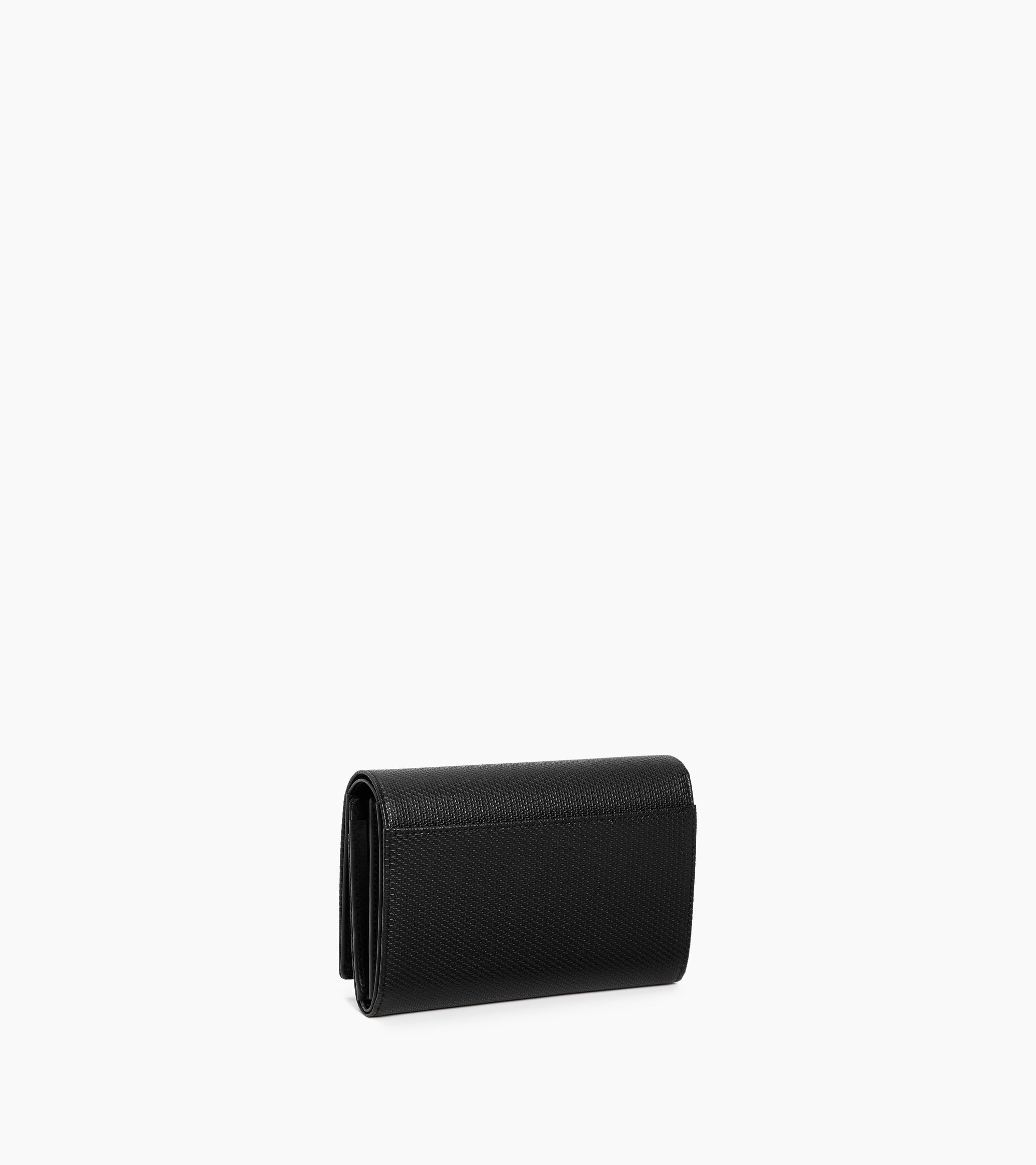 Emilie T signature leather wallet
