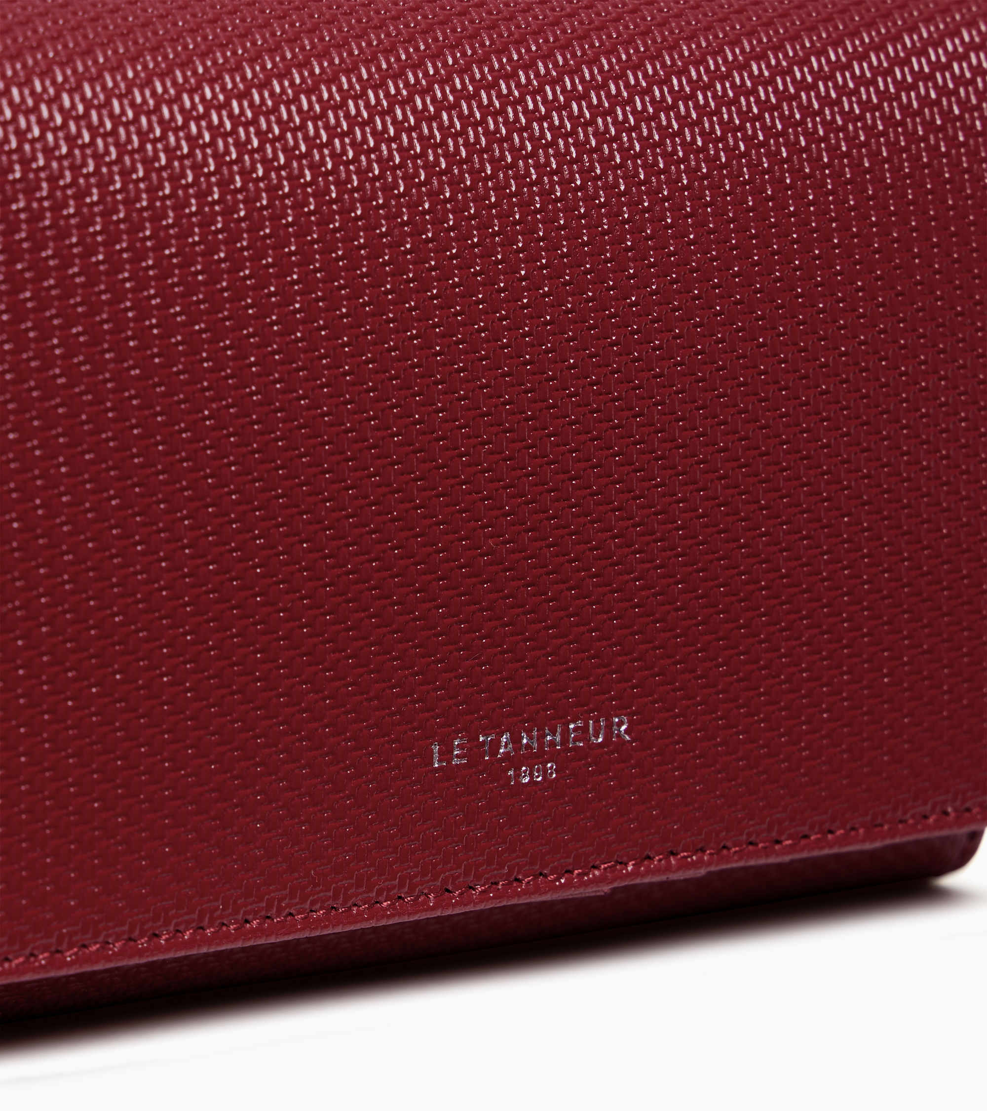 Emilie T signature leather wallet