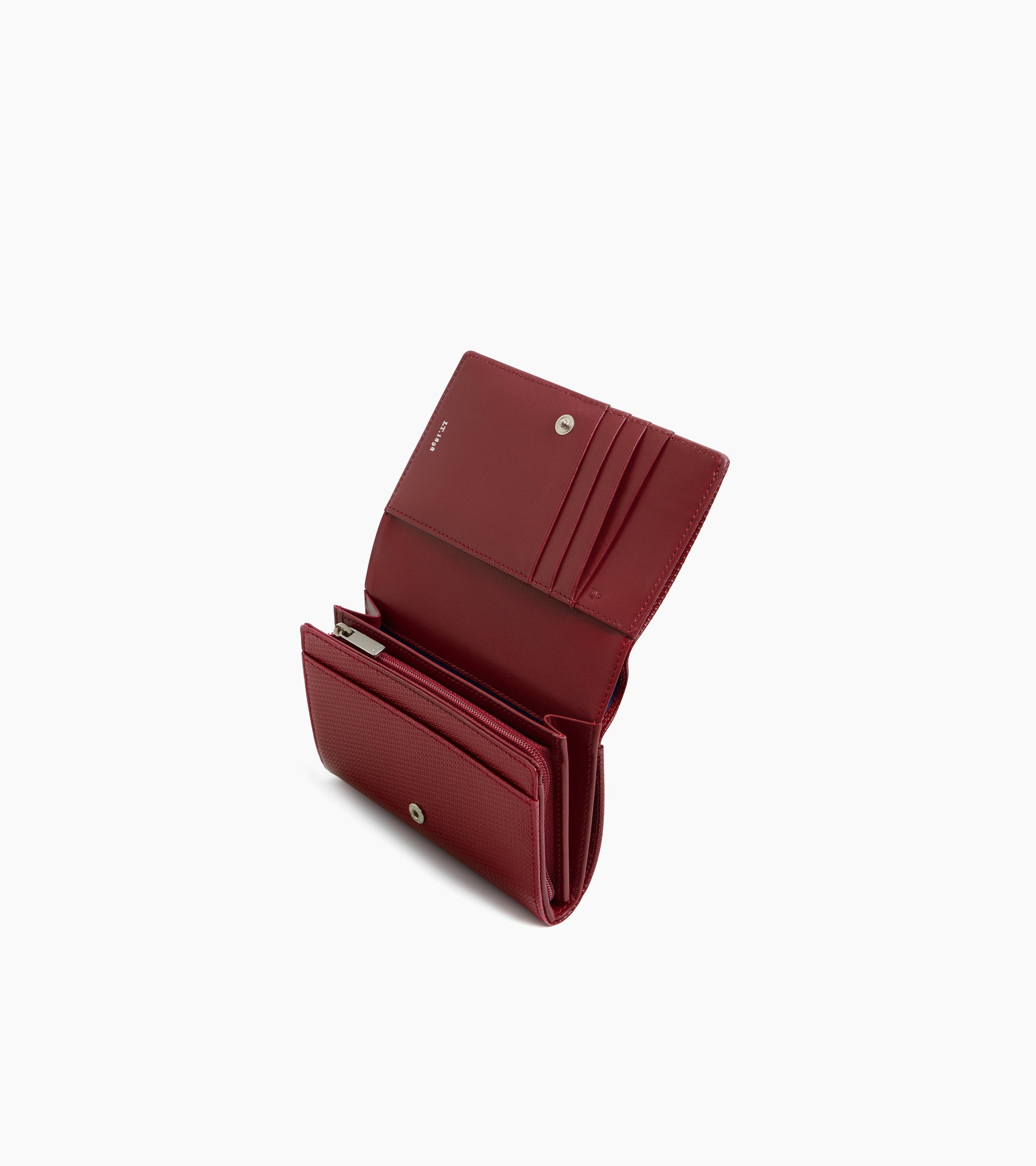 Emilie T signature leather wallet
