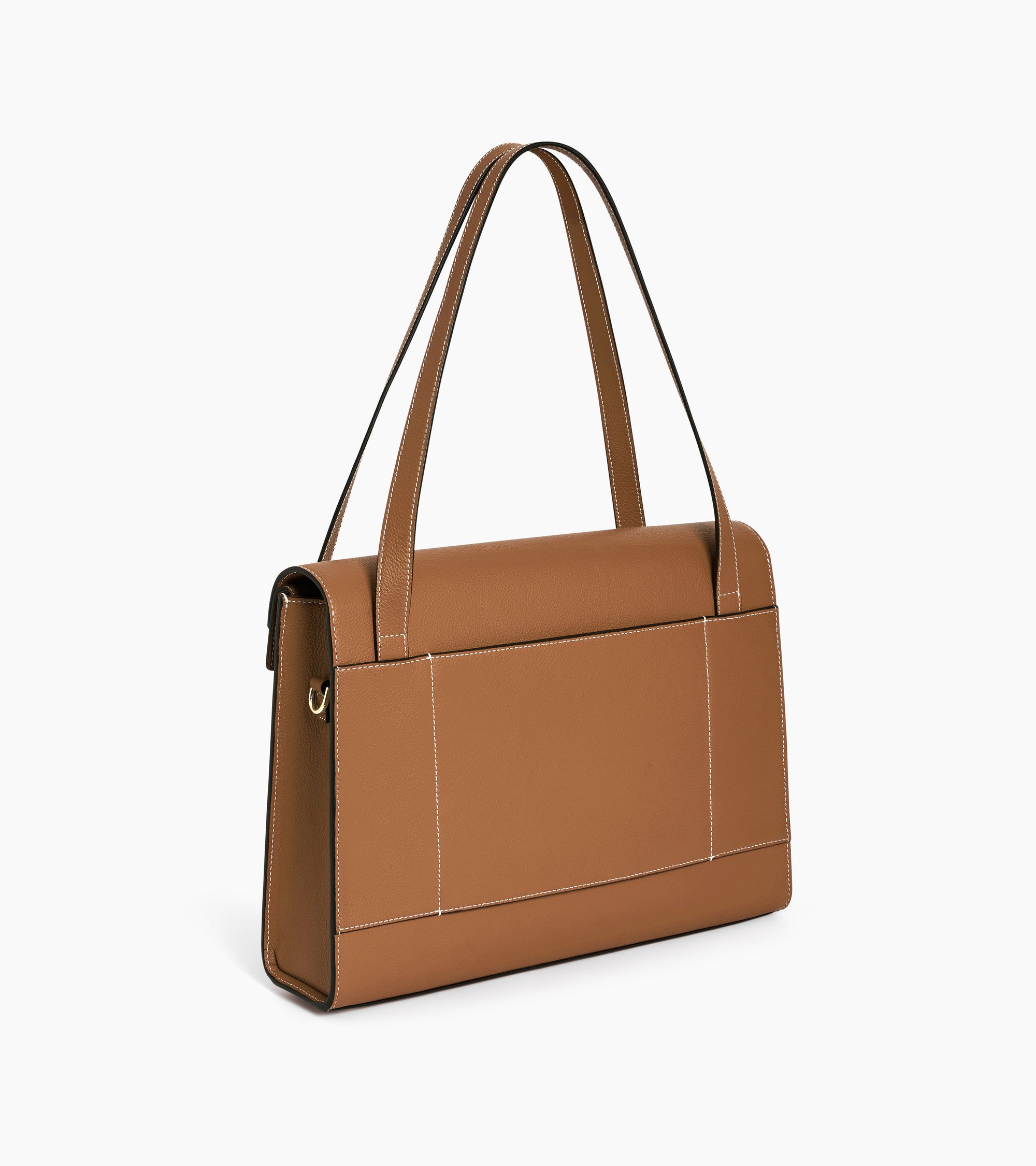 Emilie double flap grained leather document holder