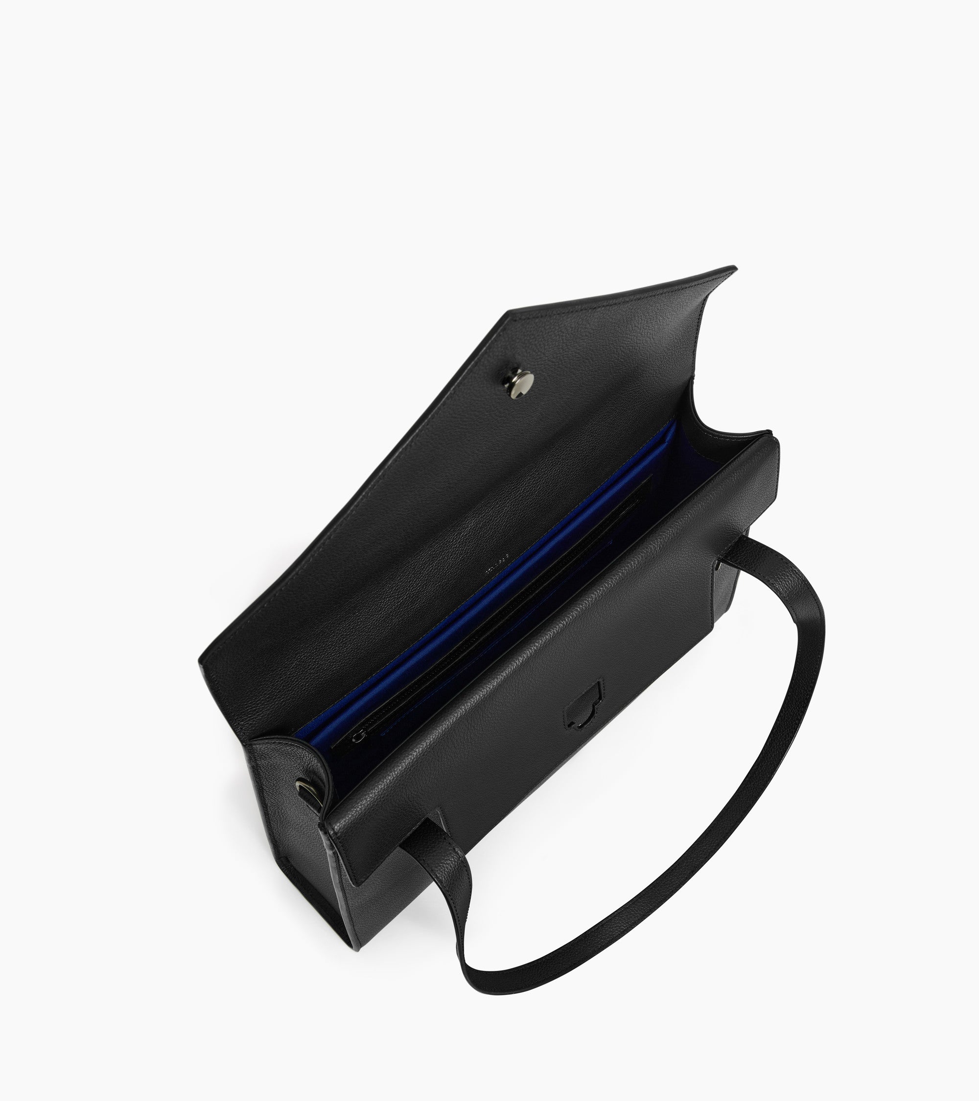 Emilie double flap grained leather document holder