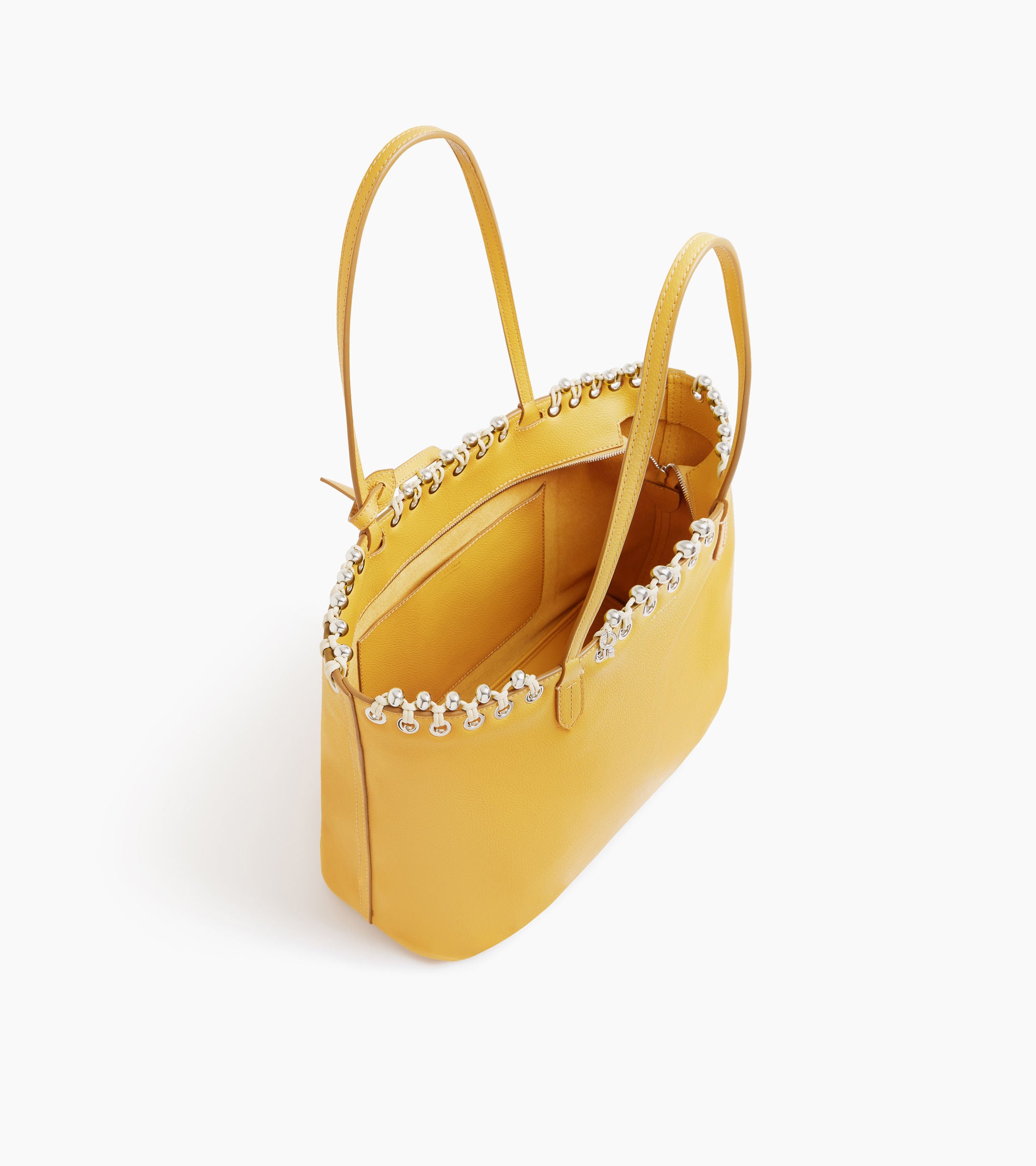 Grained leather tote bag Kitesy Martin Studio