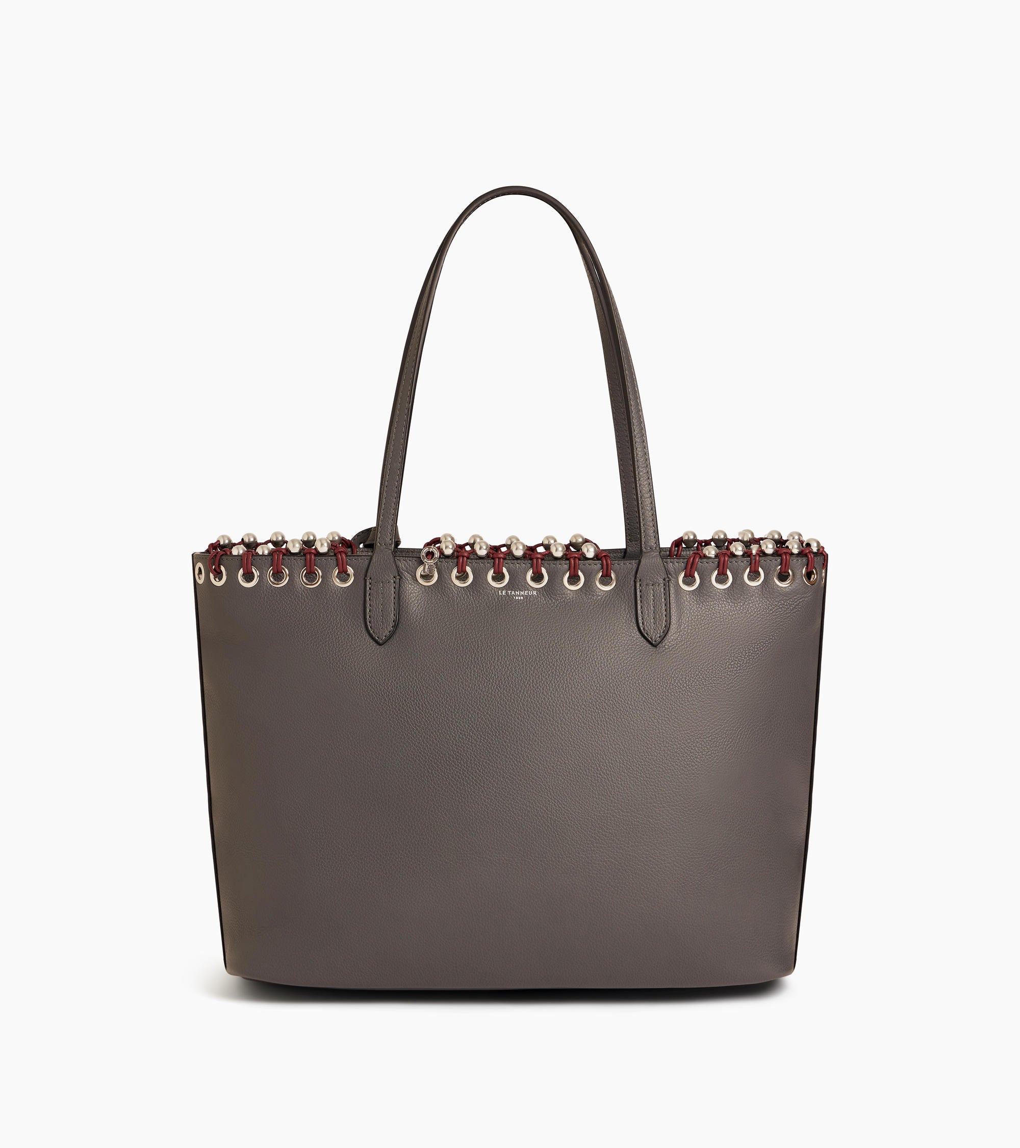 Grained leather tote bag Kitesy Martin Studio
