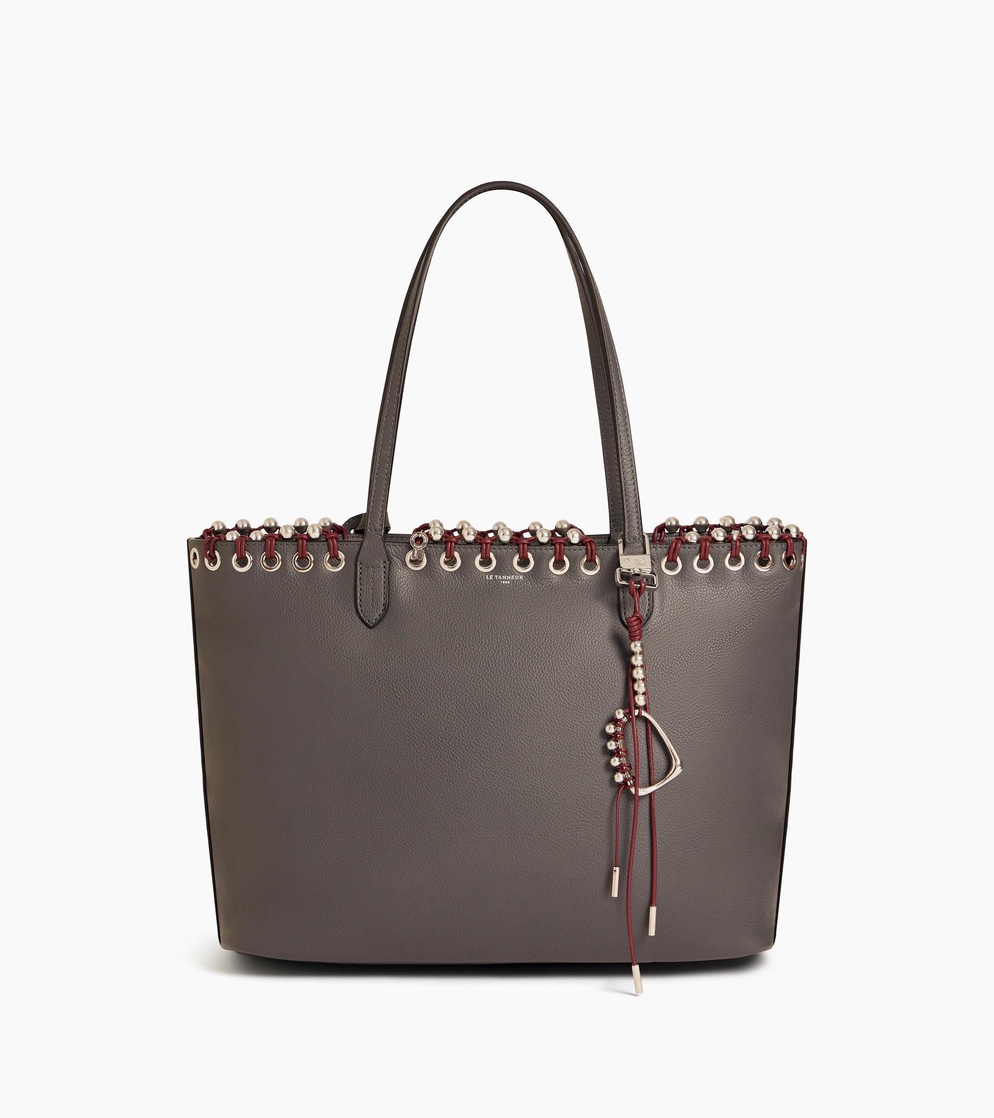 Grained leather tote bag Kitesy Martin Studio