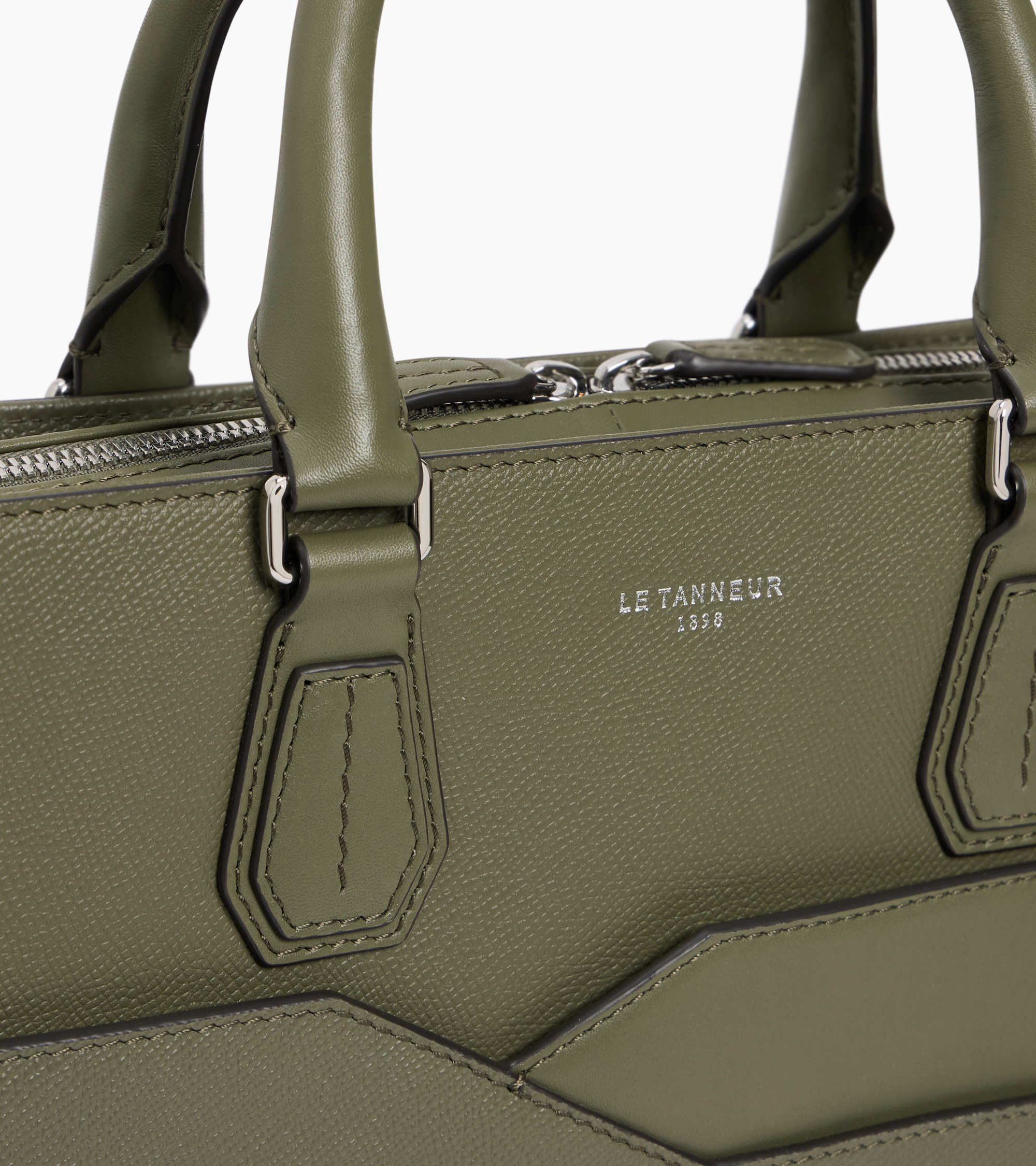 Gaston 15" document holder in crossed-grain leather