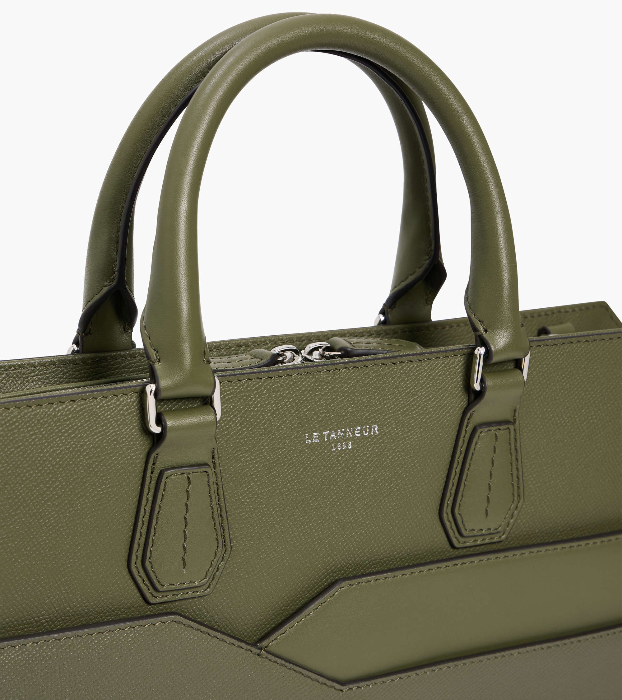 Gaston slim 15" document holder in crossed-grain leather