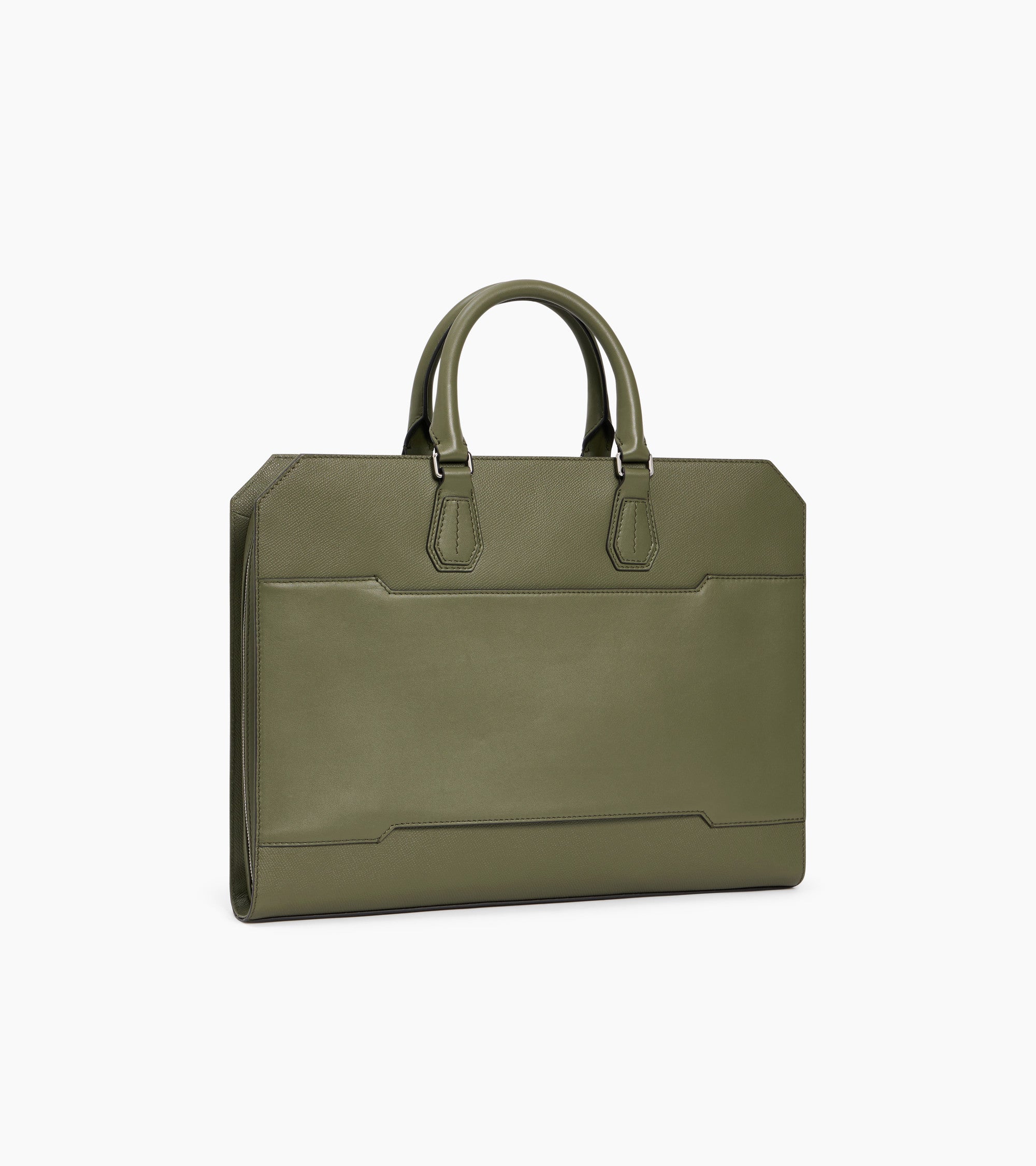 Gaston slim 15" document holder in crossed-grain leather