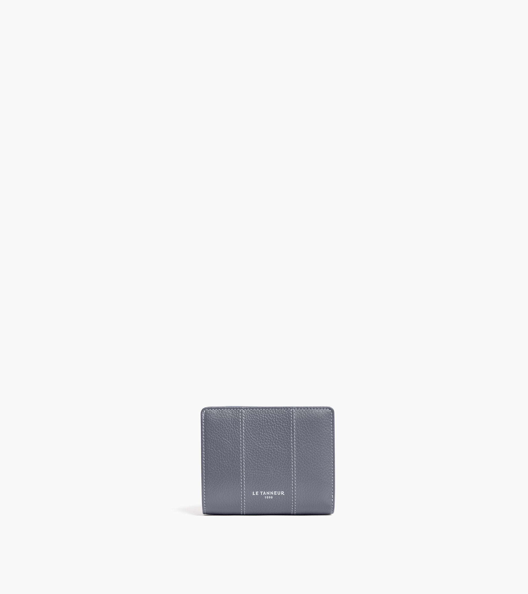 Marguerite small wallet in grained leather