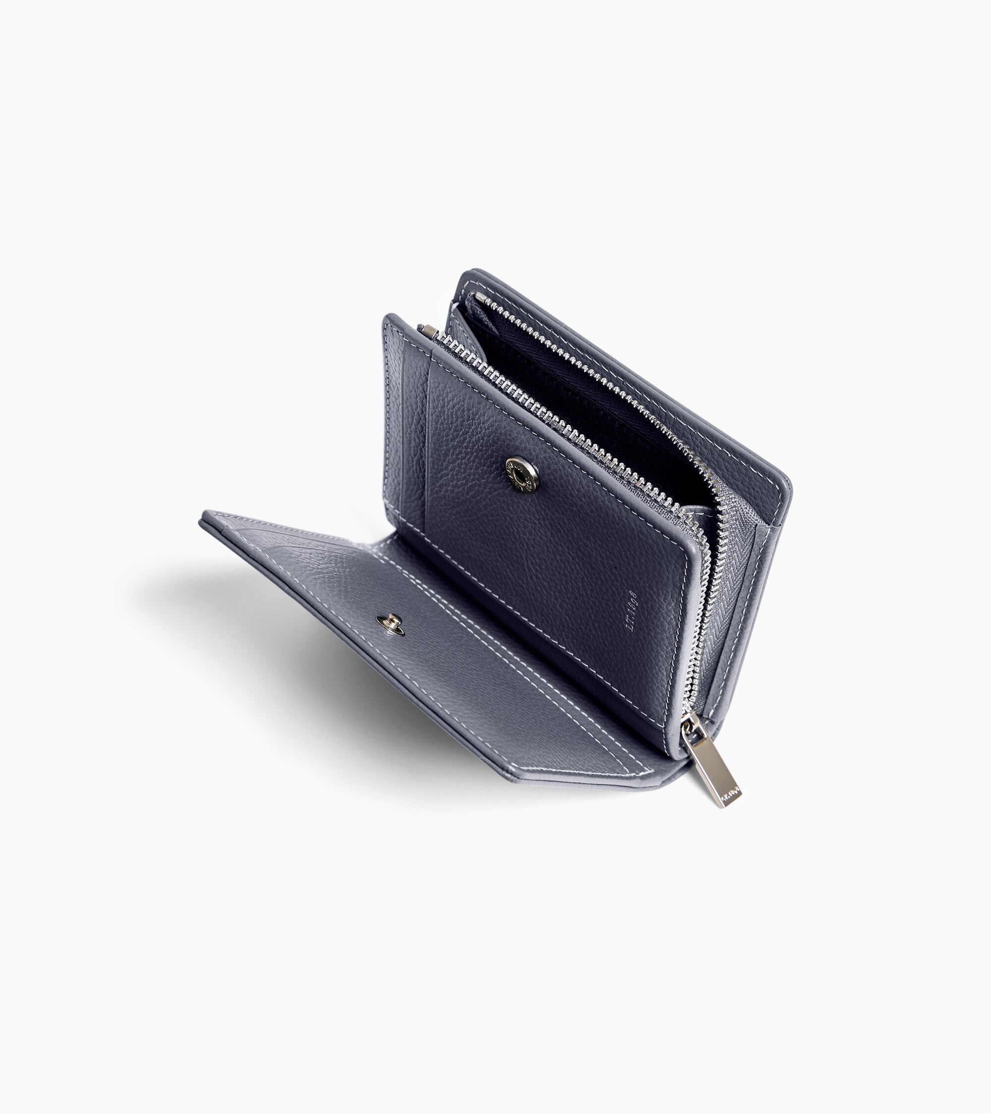 Marguerite small wallet in grained leather
