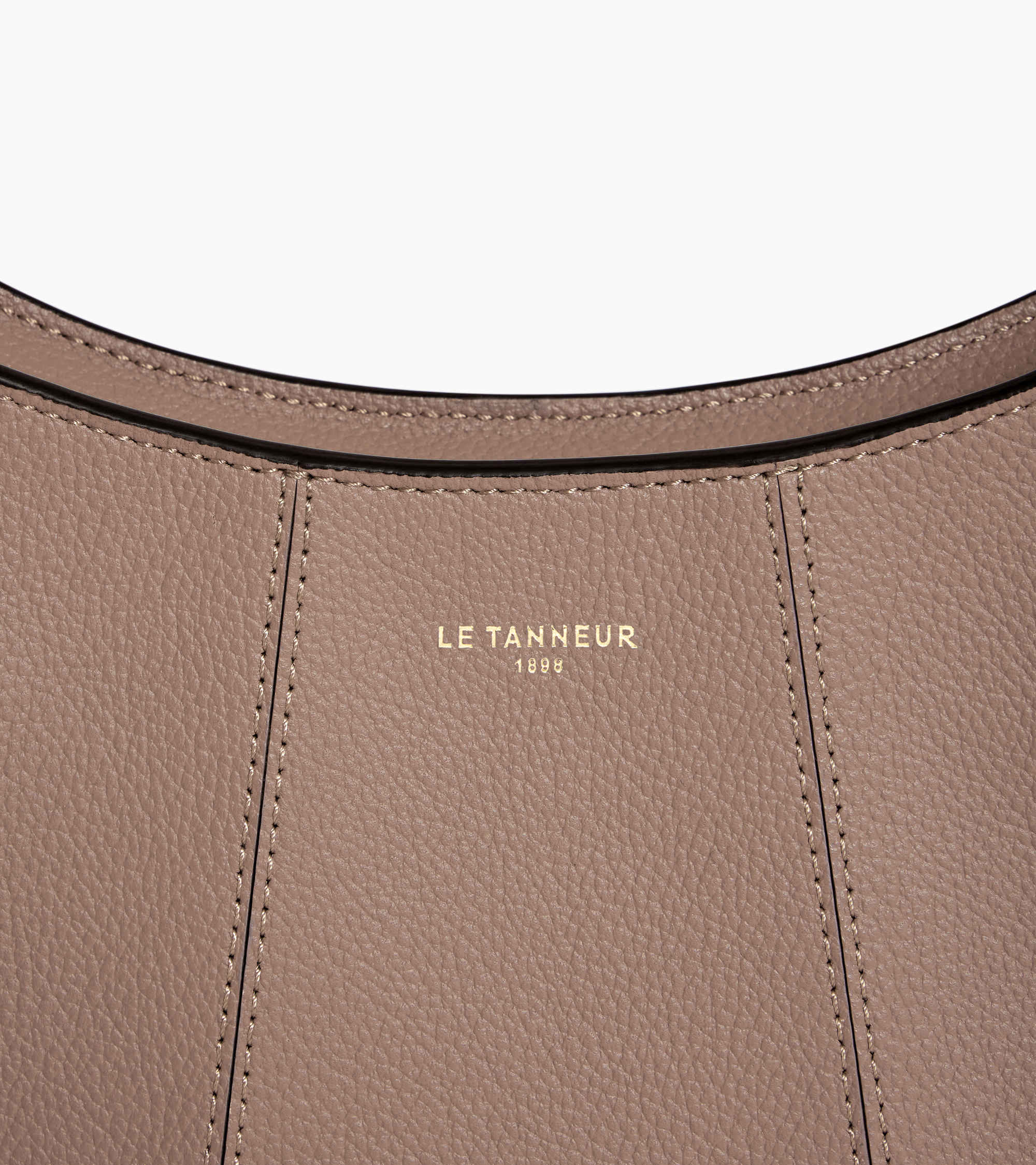 Juliette small half-moon bag in grained leather