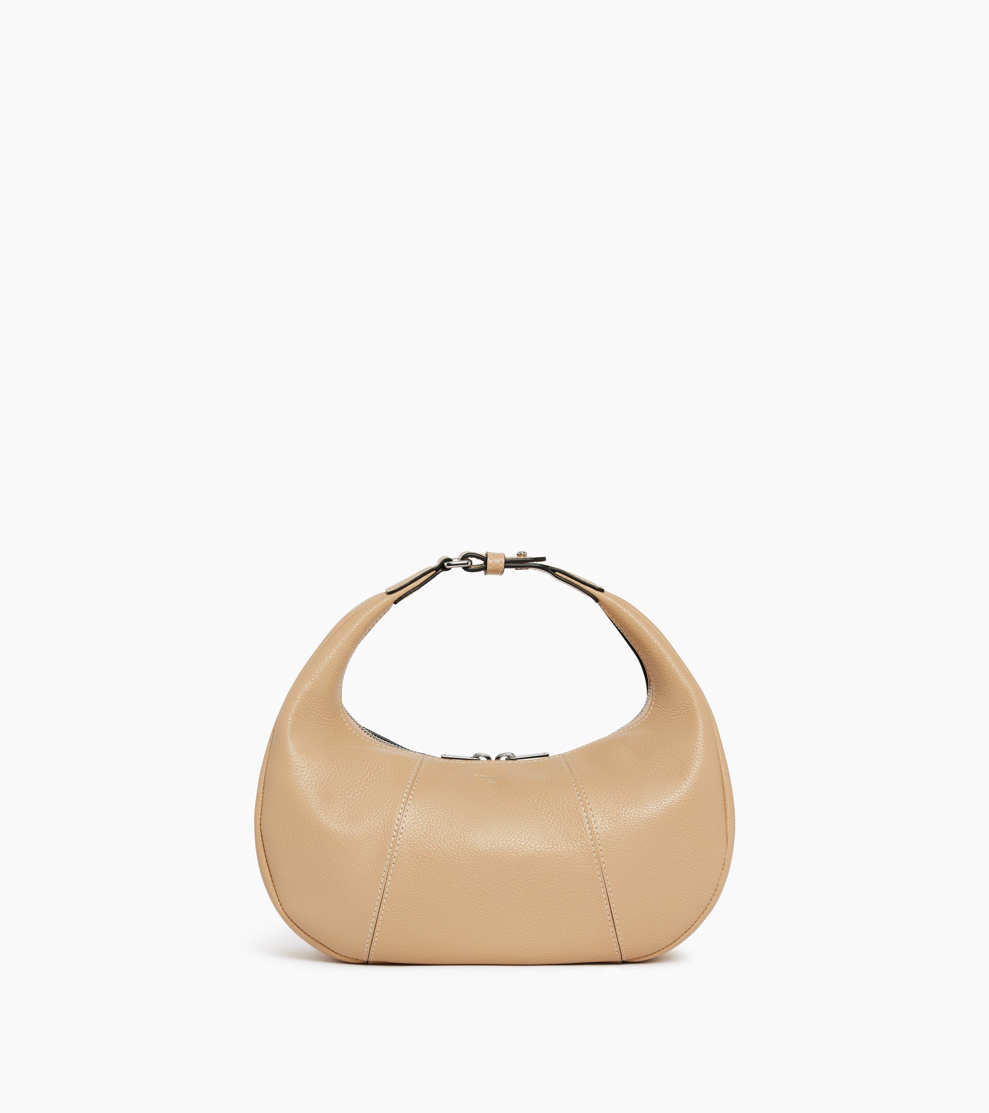 Juliette small, grained leather hobo bag