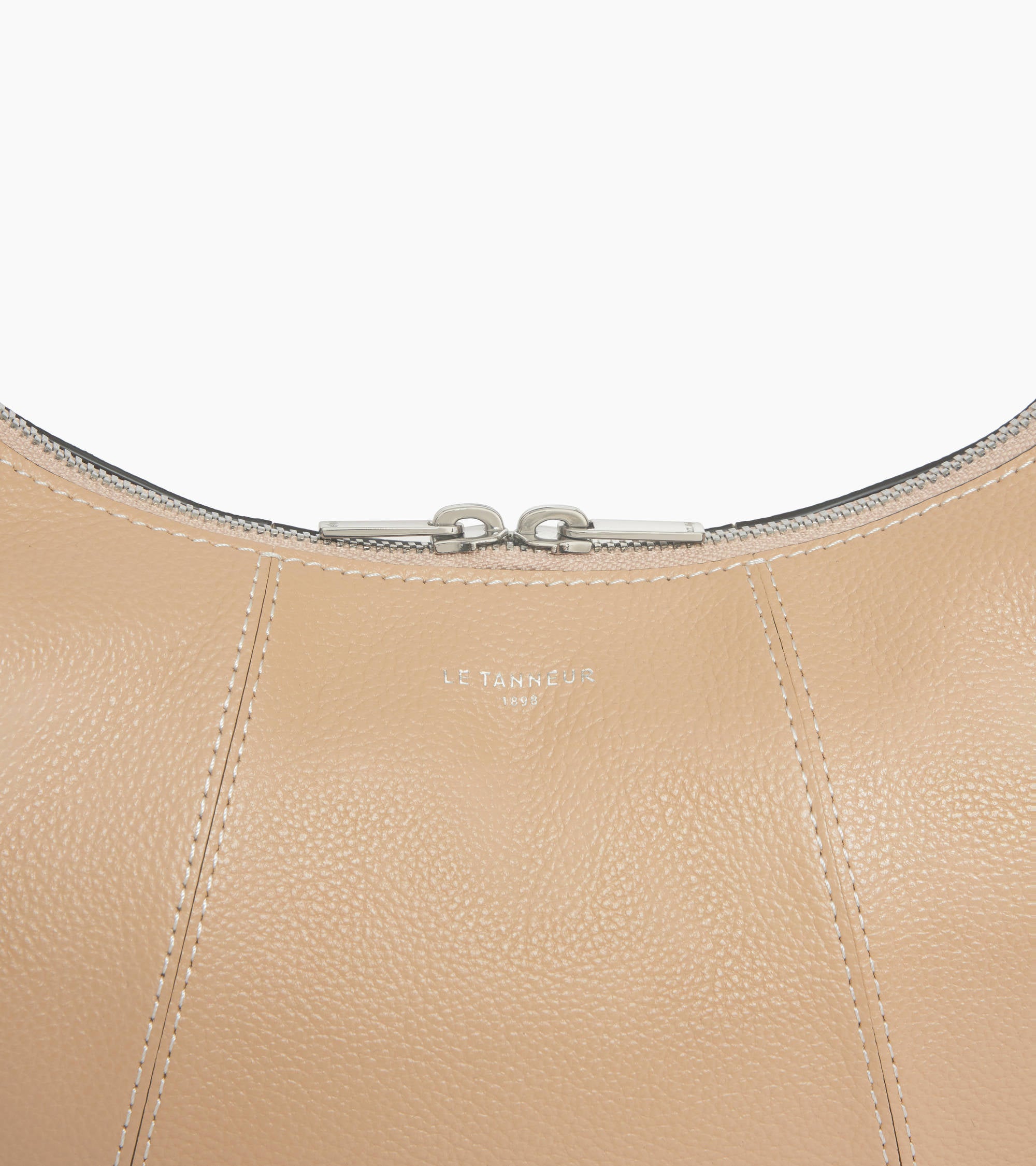 Juliette small, grained leather hobo bag
