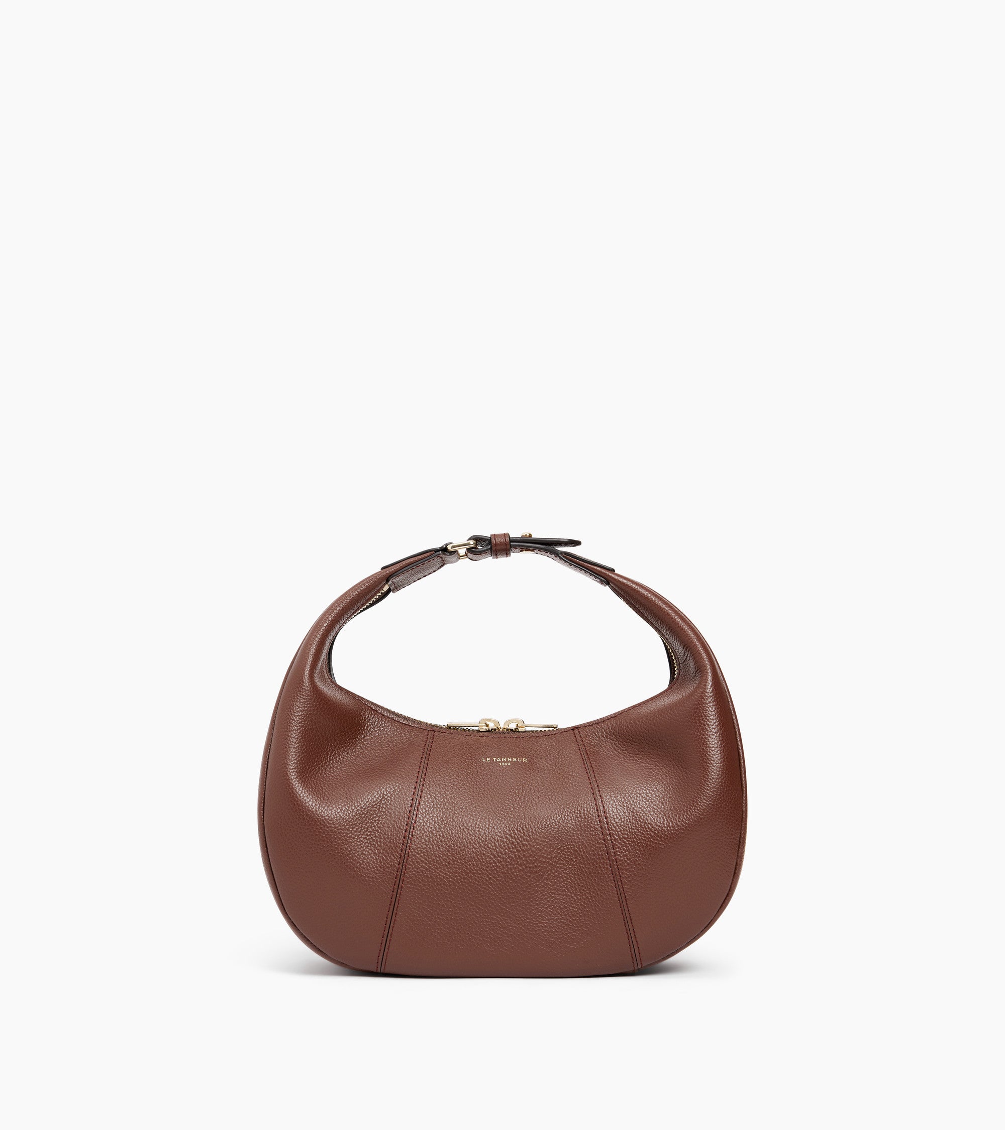 Juliette small, grained leather hobo bag
