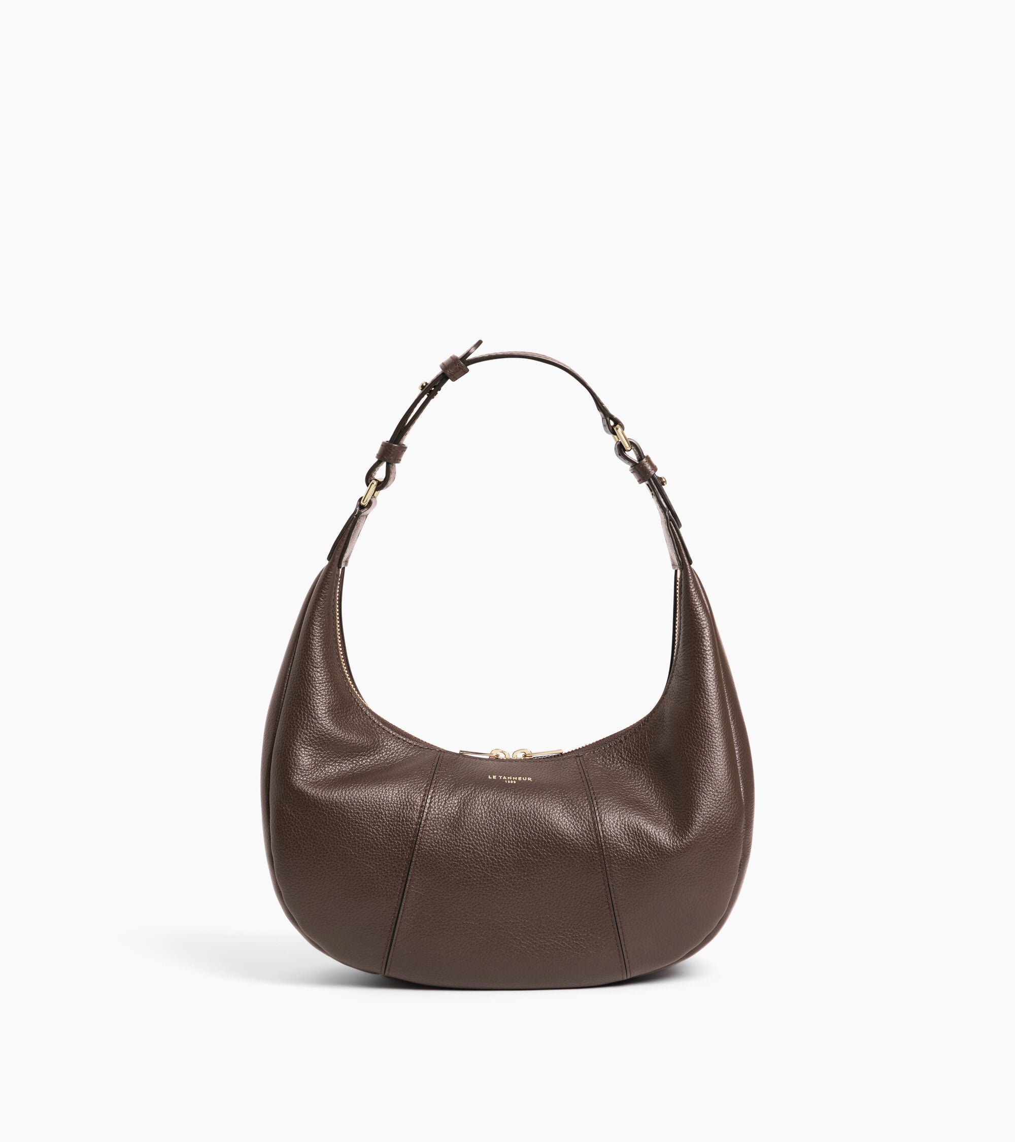 Juliette small hobo bag in grained leather