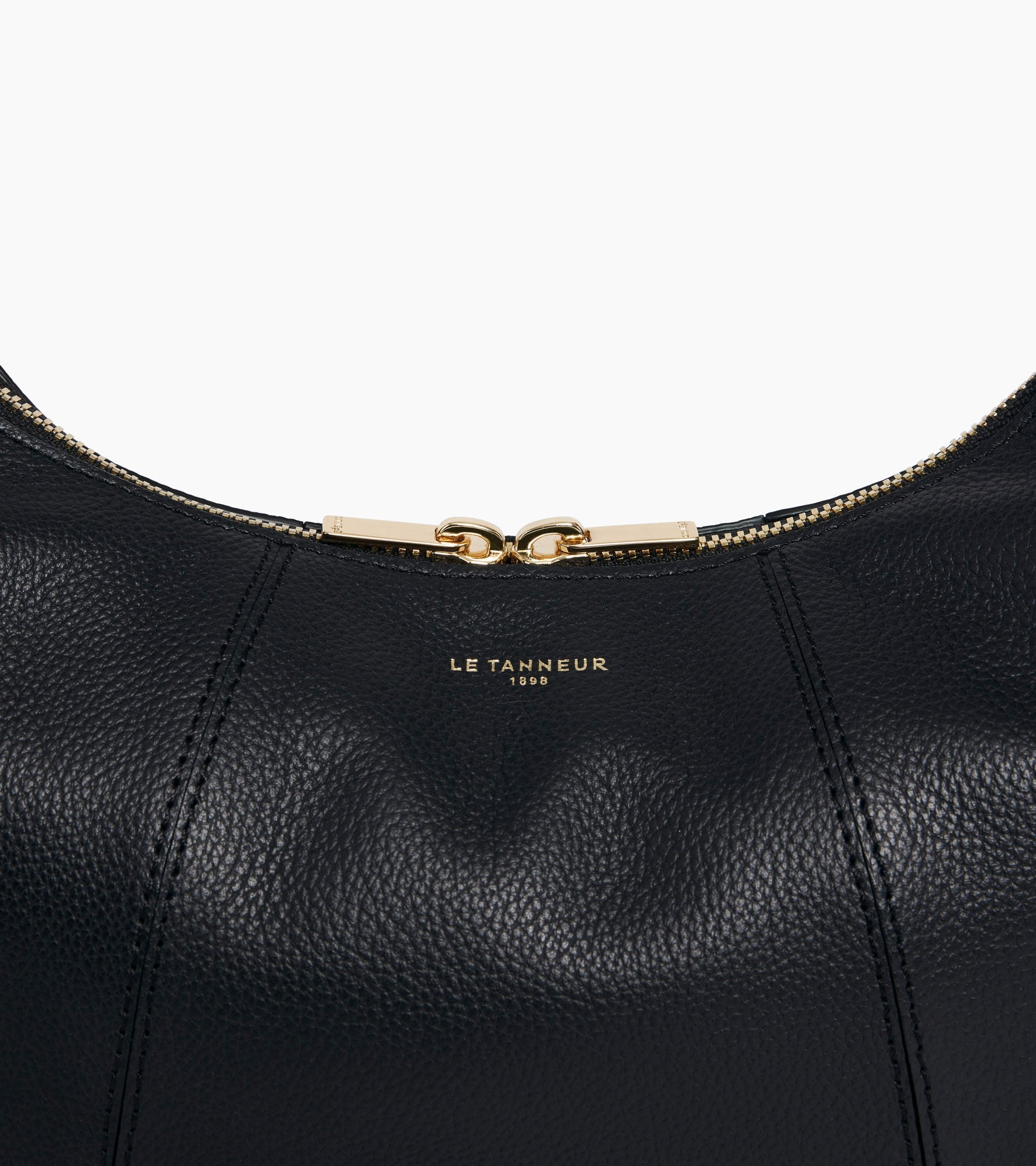 Small Hobo Bag in grained leather