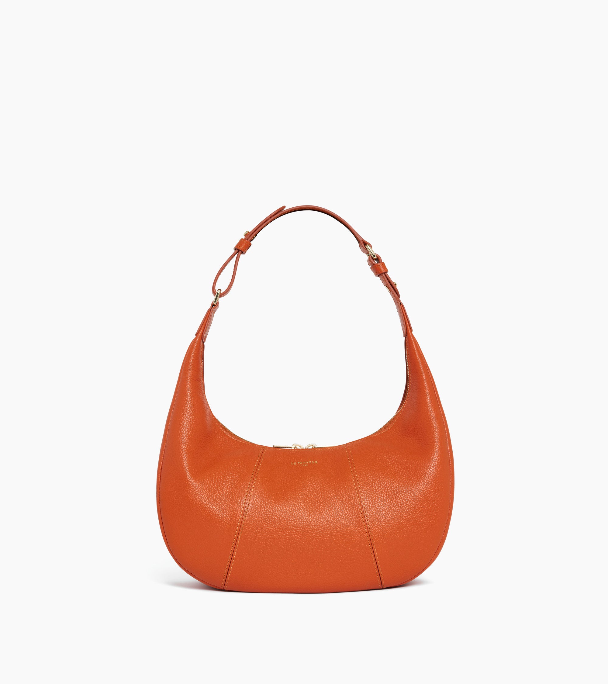Juliette small, grained leather hobo bag