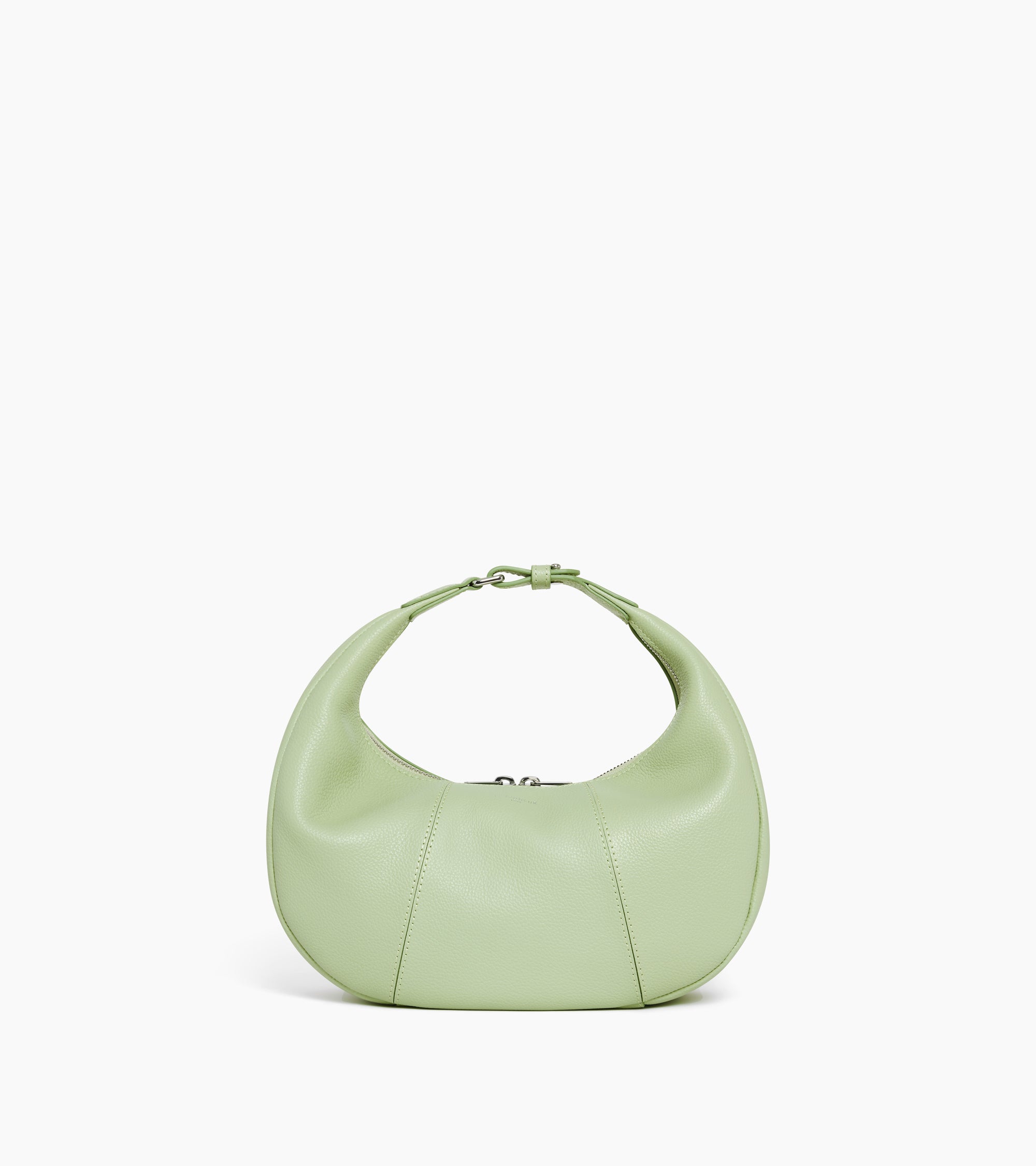 Juliette small, grained leather hobo bag