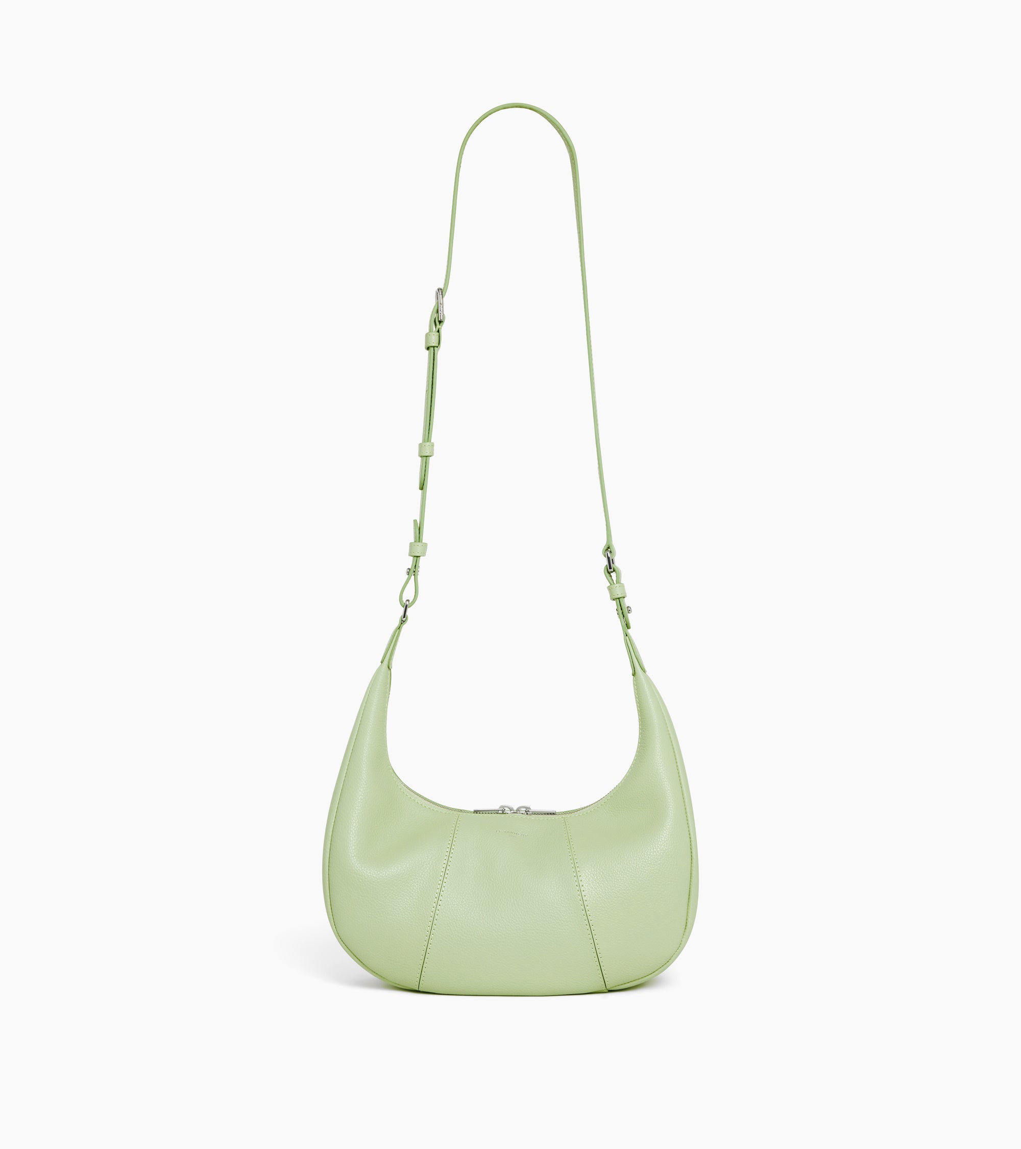 Juliette small, grained leather hobo bag