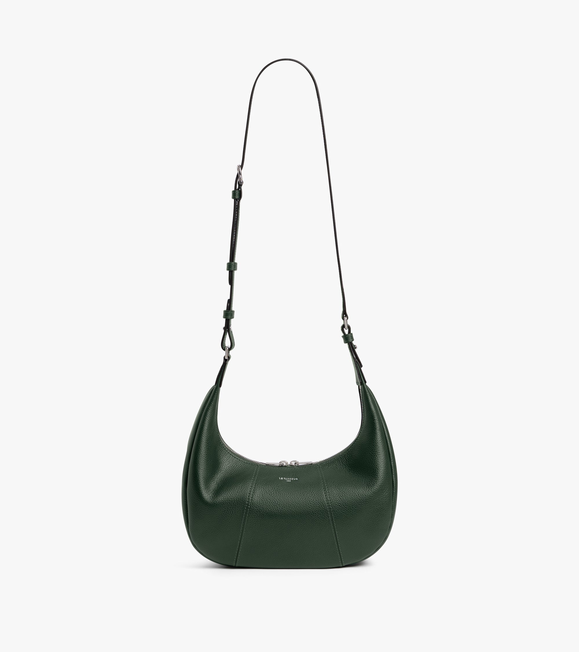 Juliette small hobo bag in grained leather