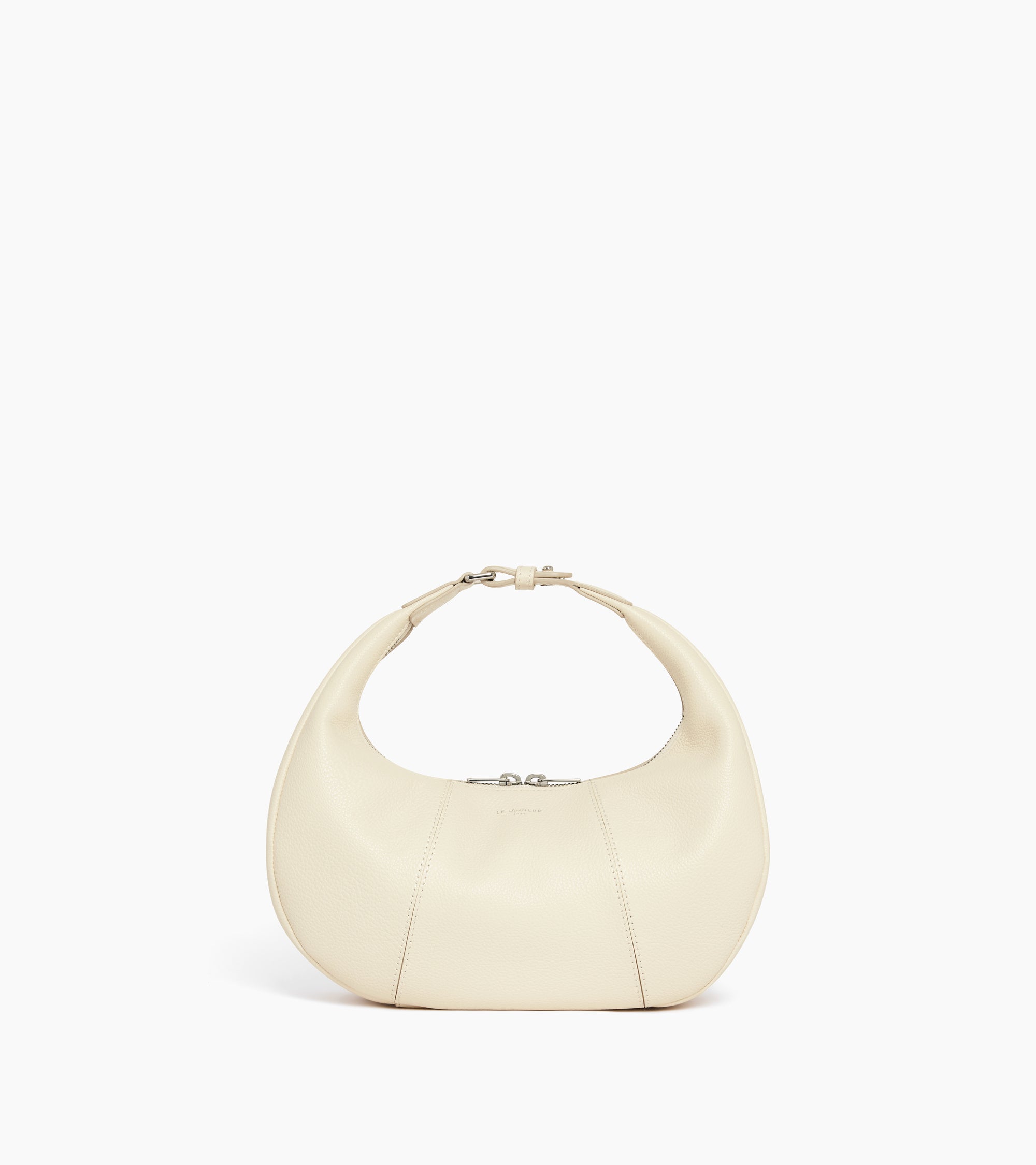 Juliette small, grained leather hobo bag