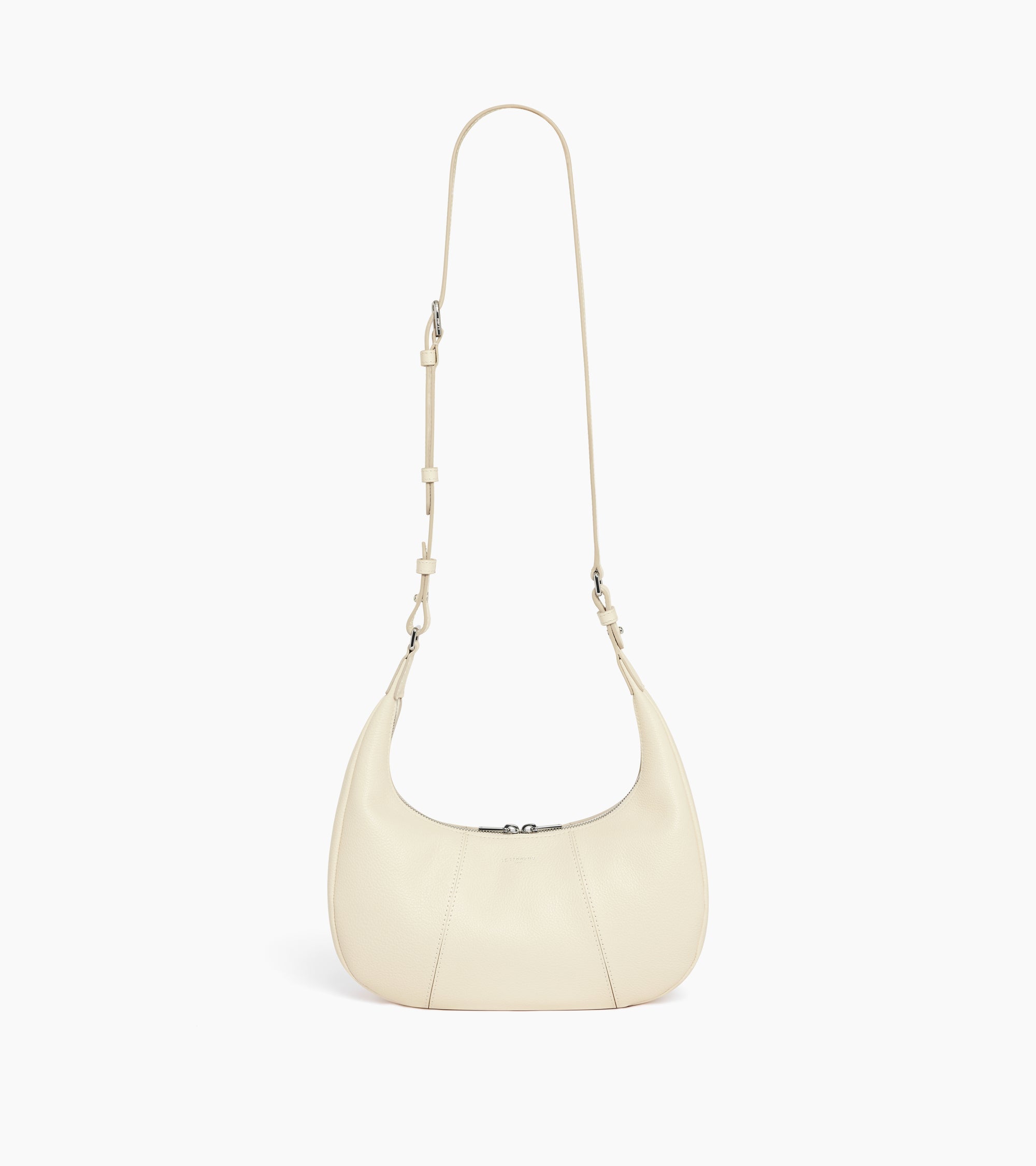 Small Hobo Bag in grained leather